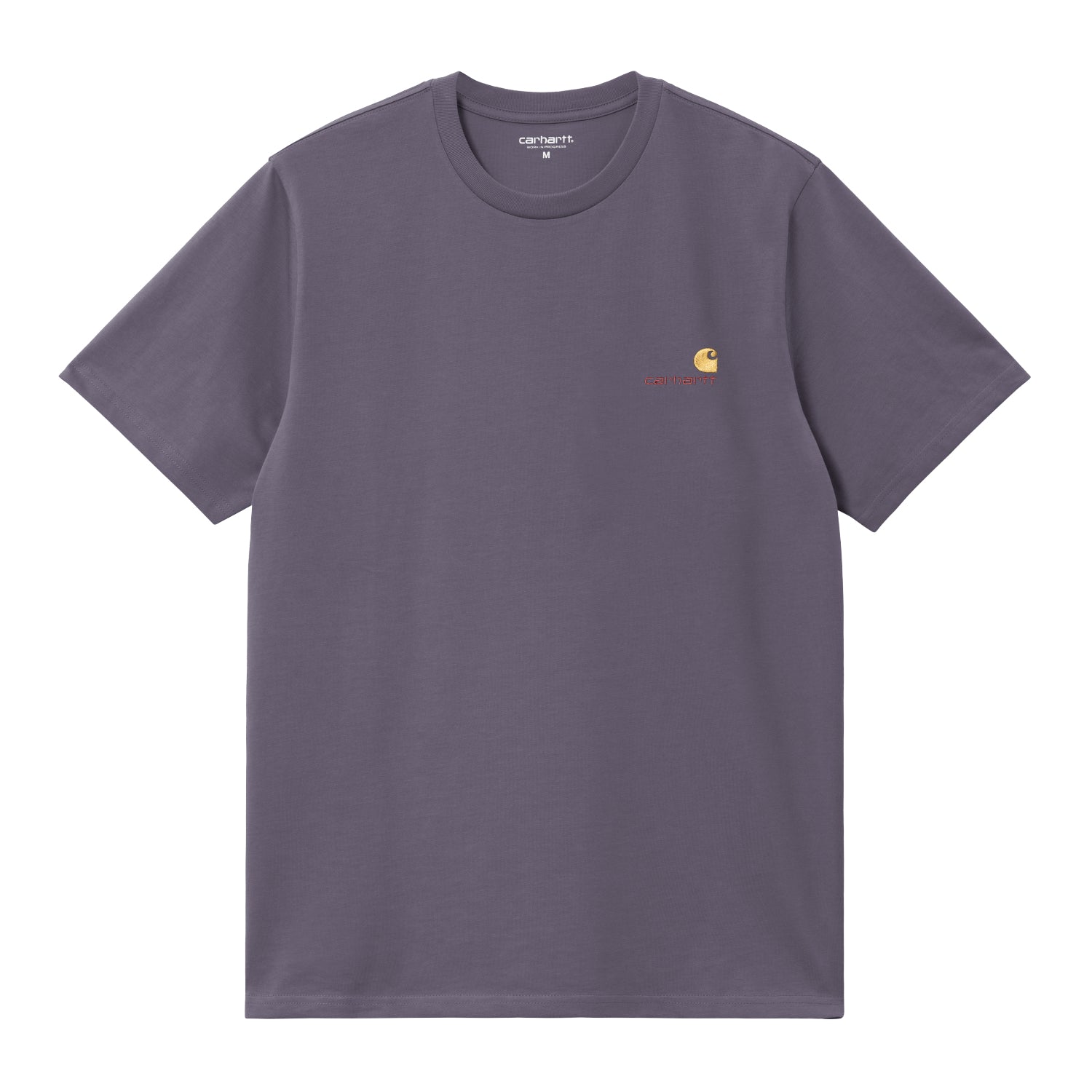 S/S American Script T-Shirt - Shady Purple