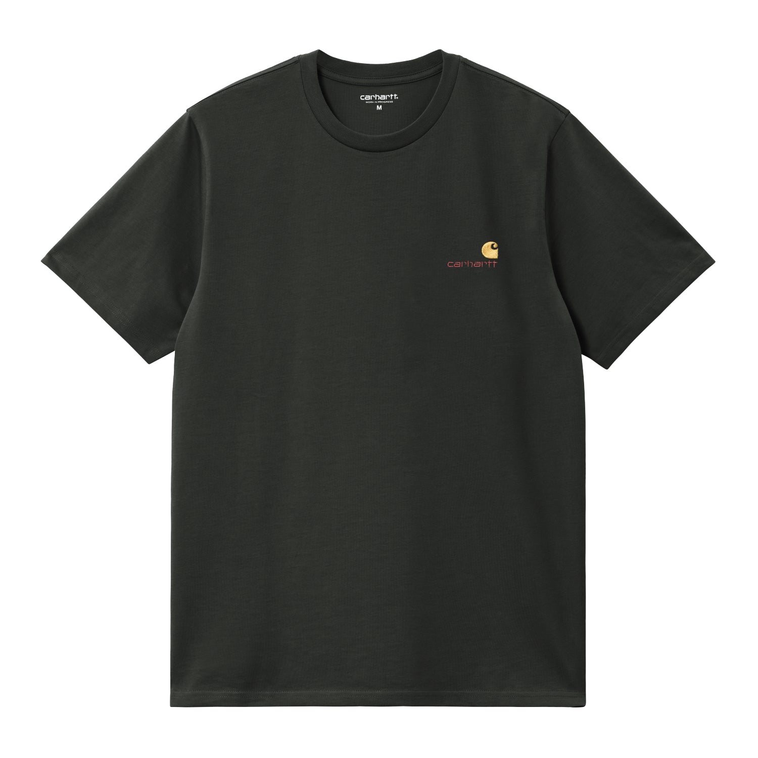 S/S American Script T-Shirt - Raven