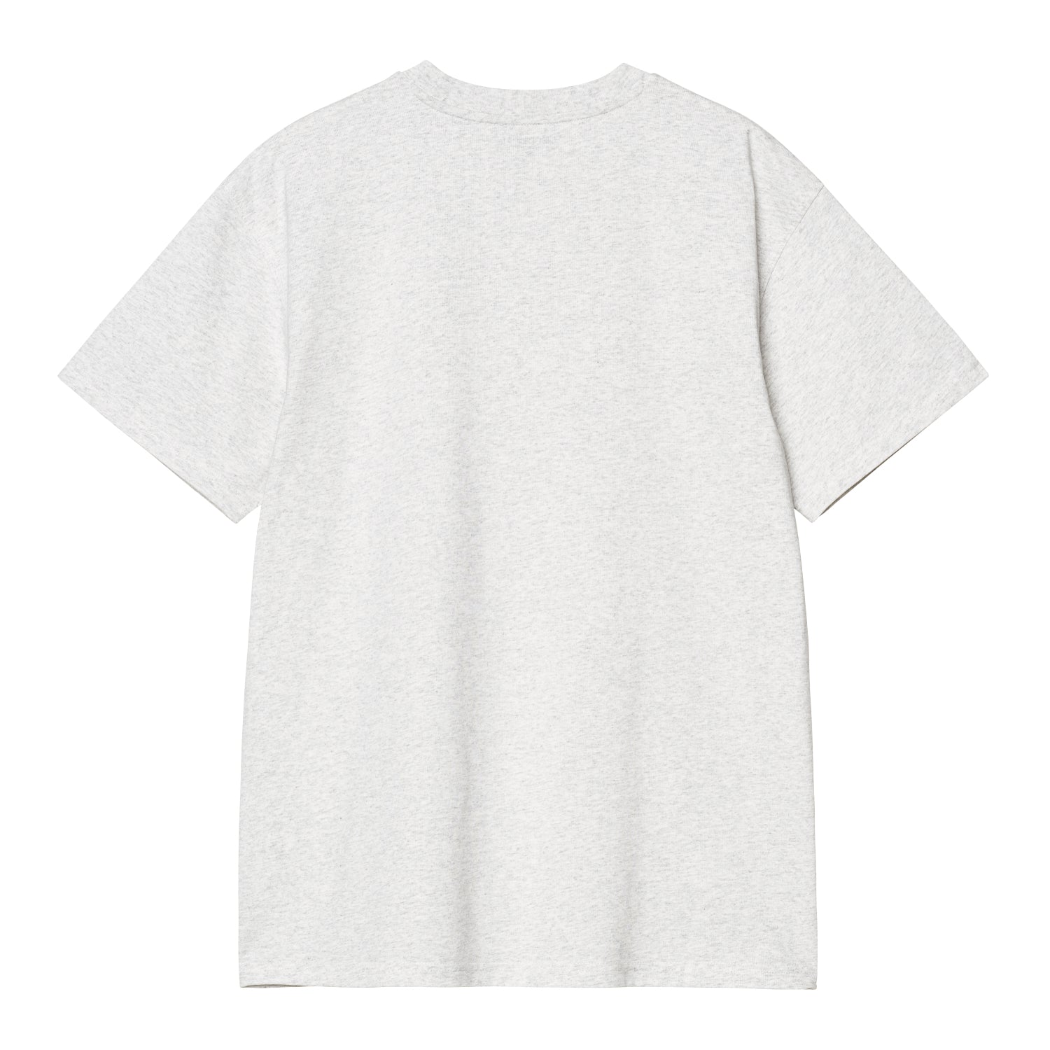 S/S American Script T-Shirt - Ash Heather