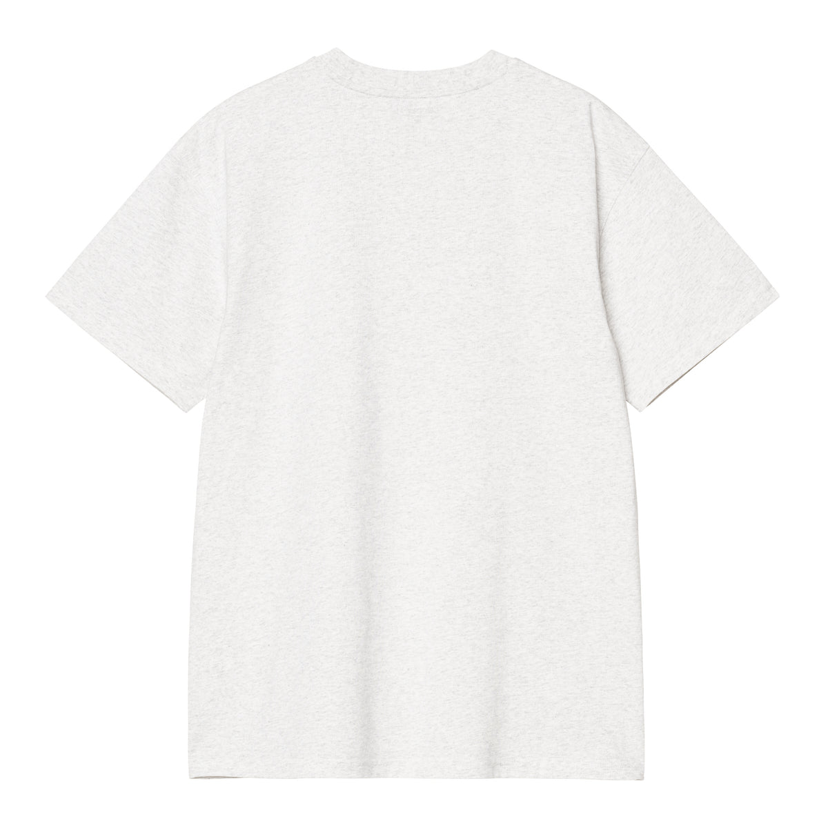 S/S American Script T-Shirt - Ash Heather