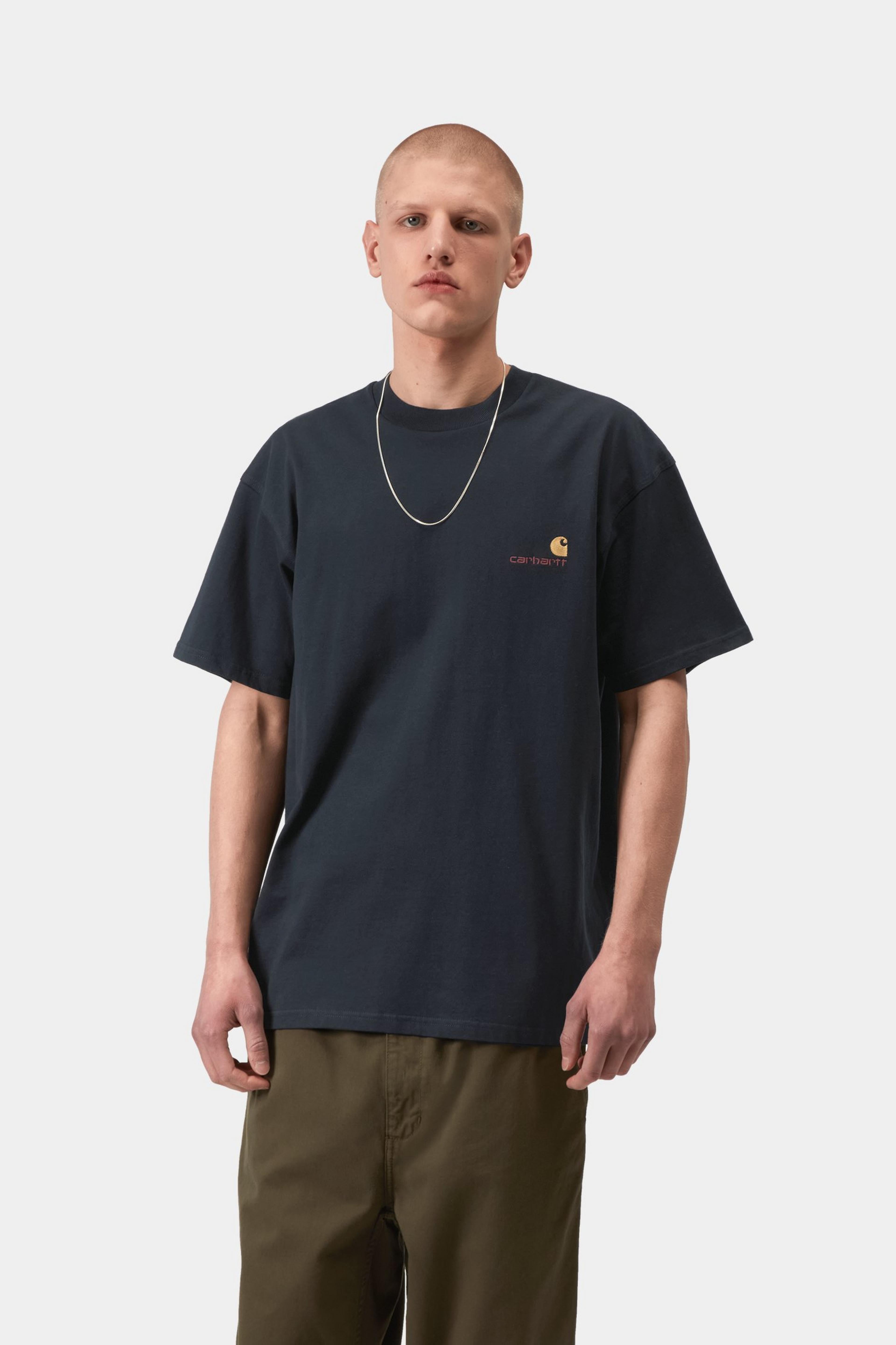 ショートスリーブアメリカンスクリプトTシャツ