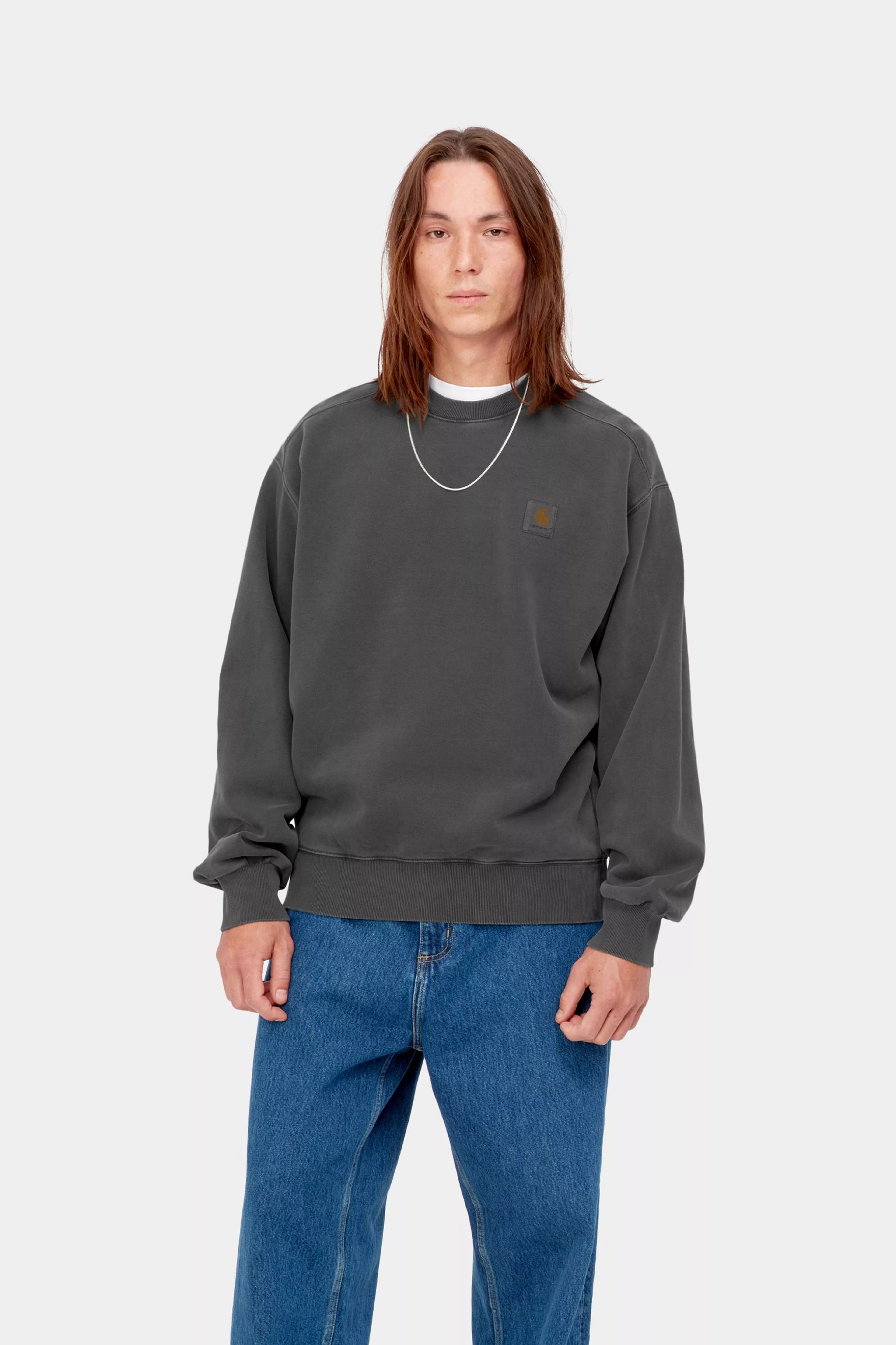 Nelson Sweat - Black (garment dyed) 2