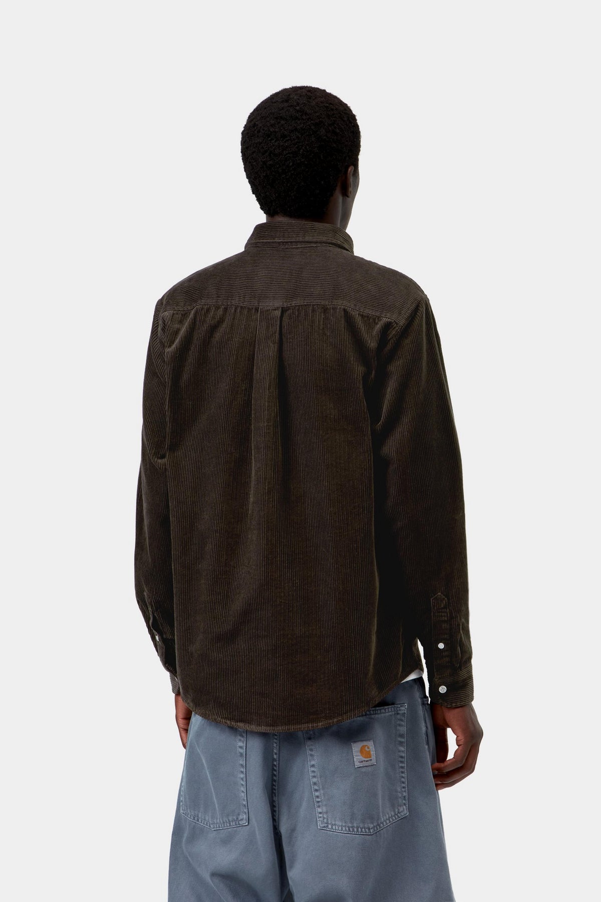 L/S Madison Cord Shirt - Tobacco