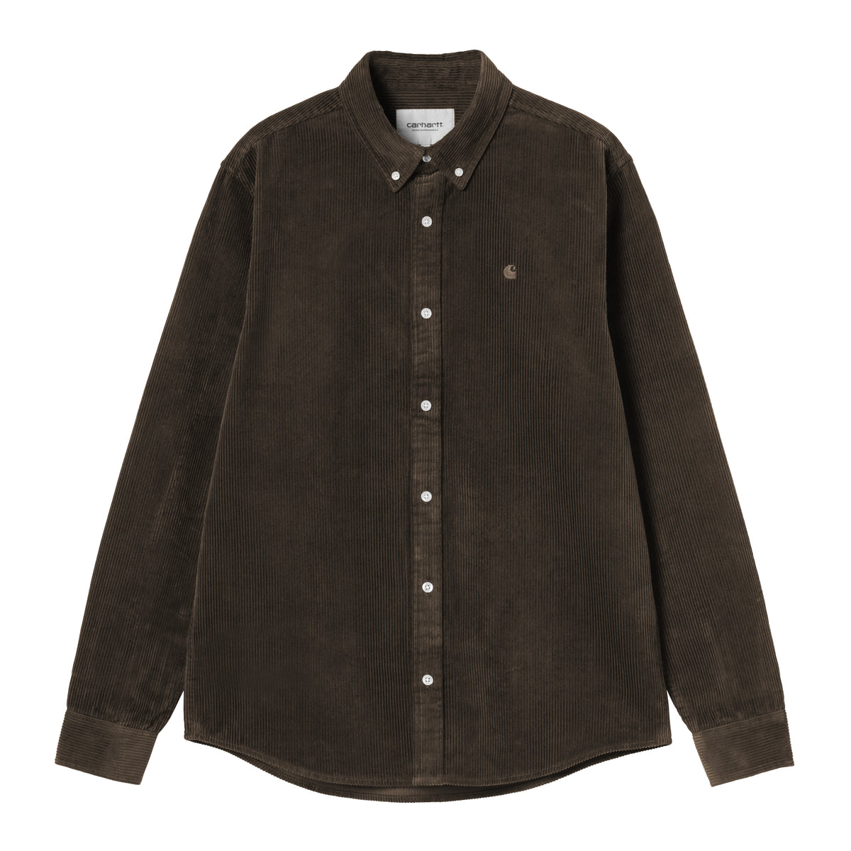L/S Madison Cord Shirt - Tobacco