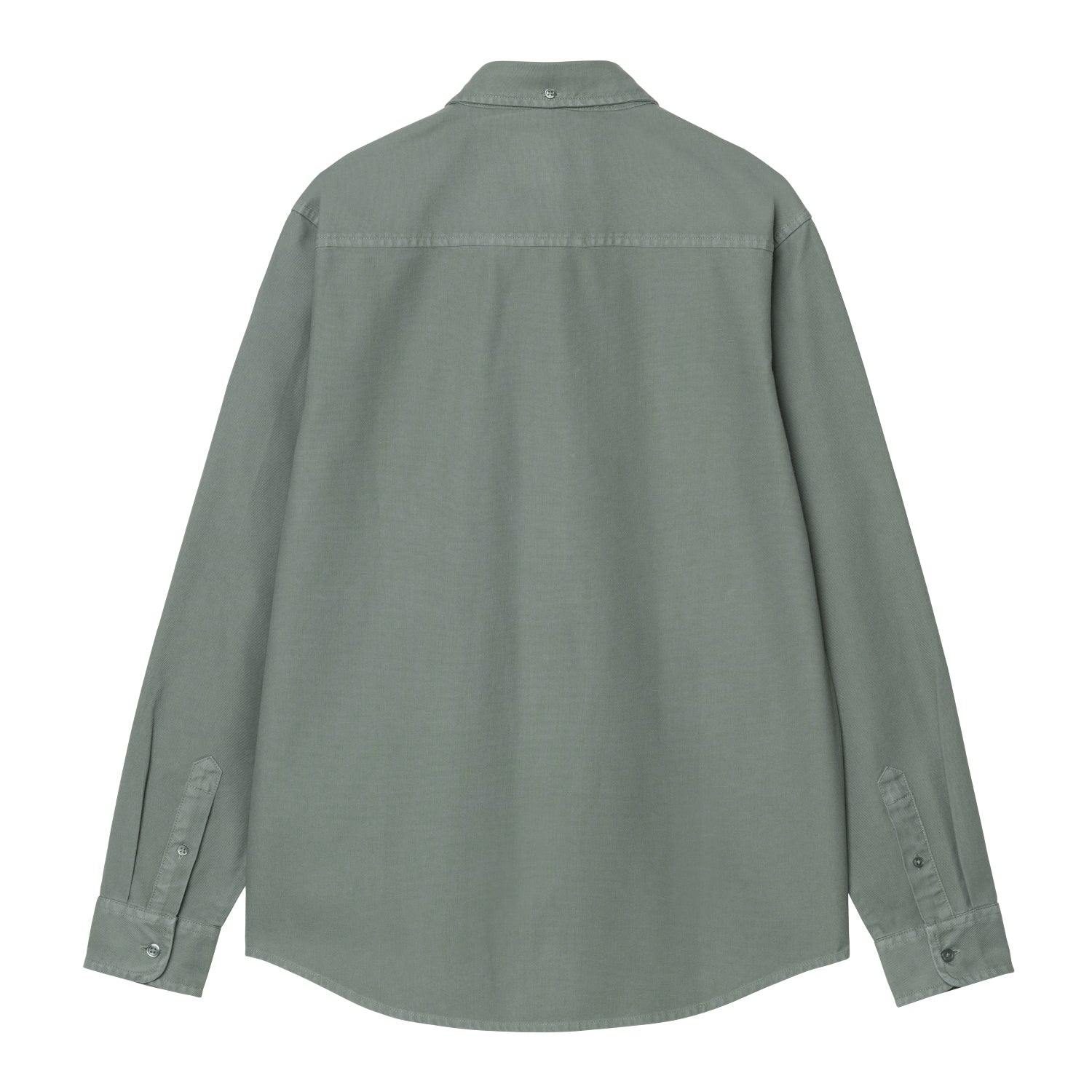 L/S Bolton Shirt - Green (garment dyed)