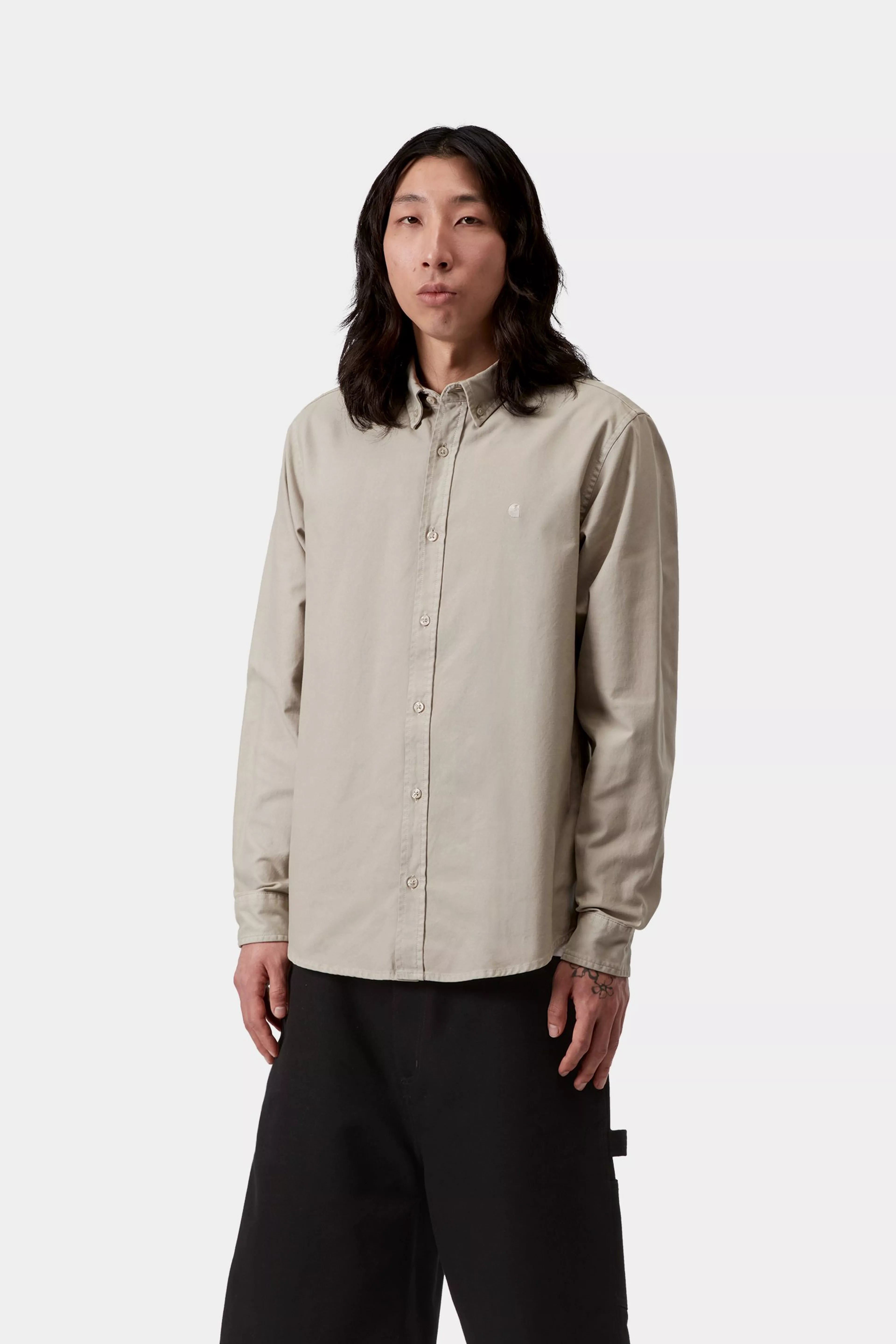 L/S Bolton Shirt - Puddle (garment dyed)