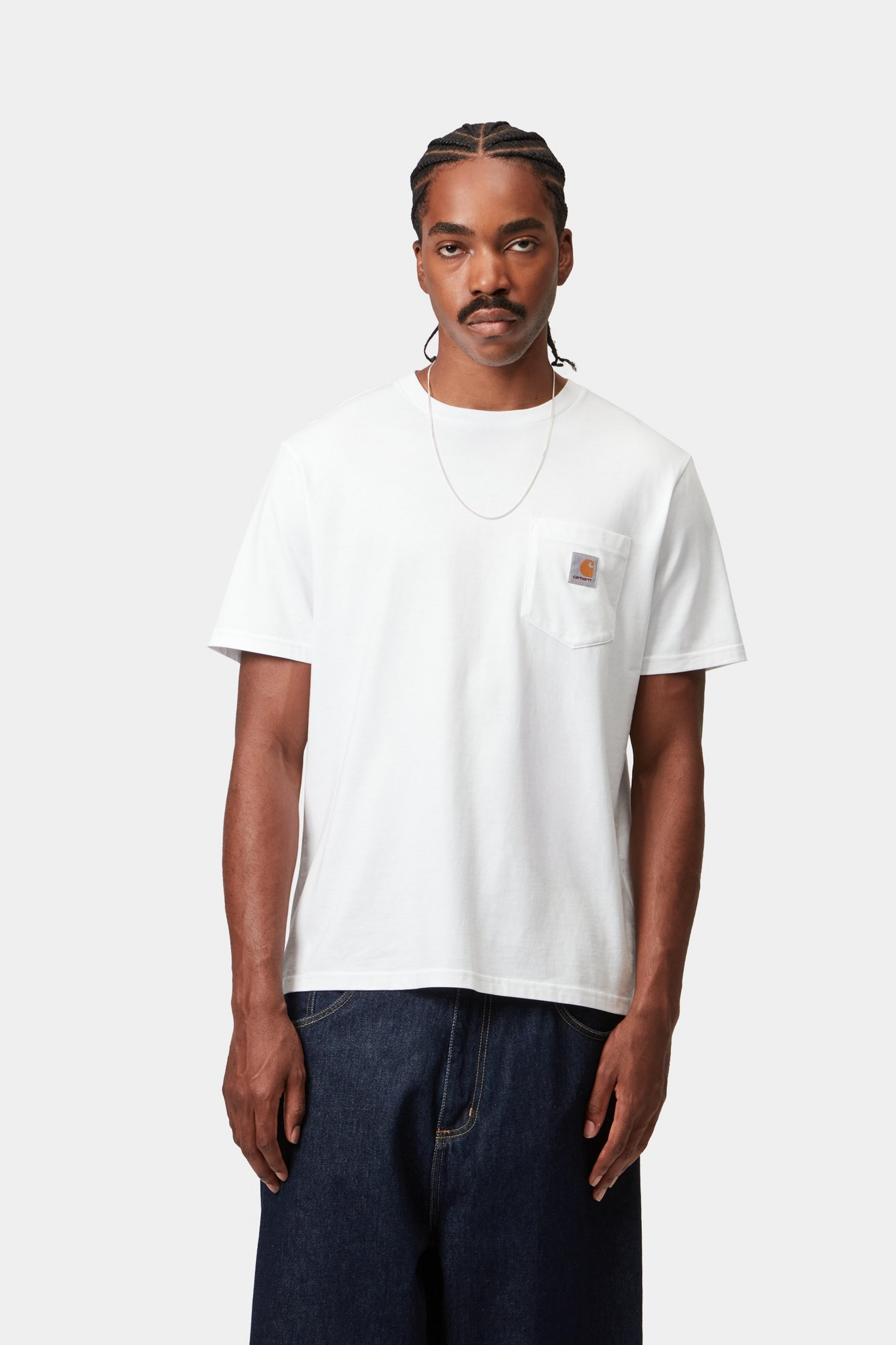 S/S Pocket T-Shirt - White 2