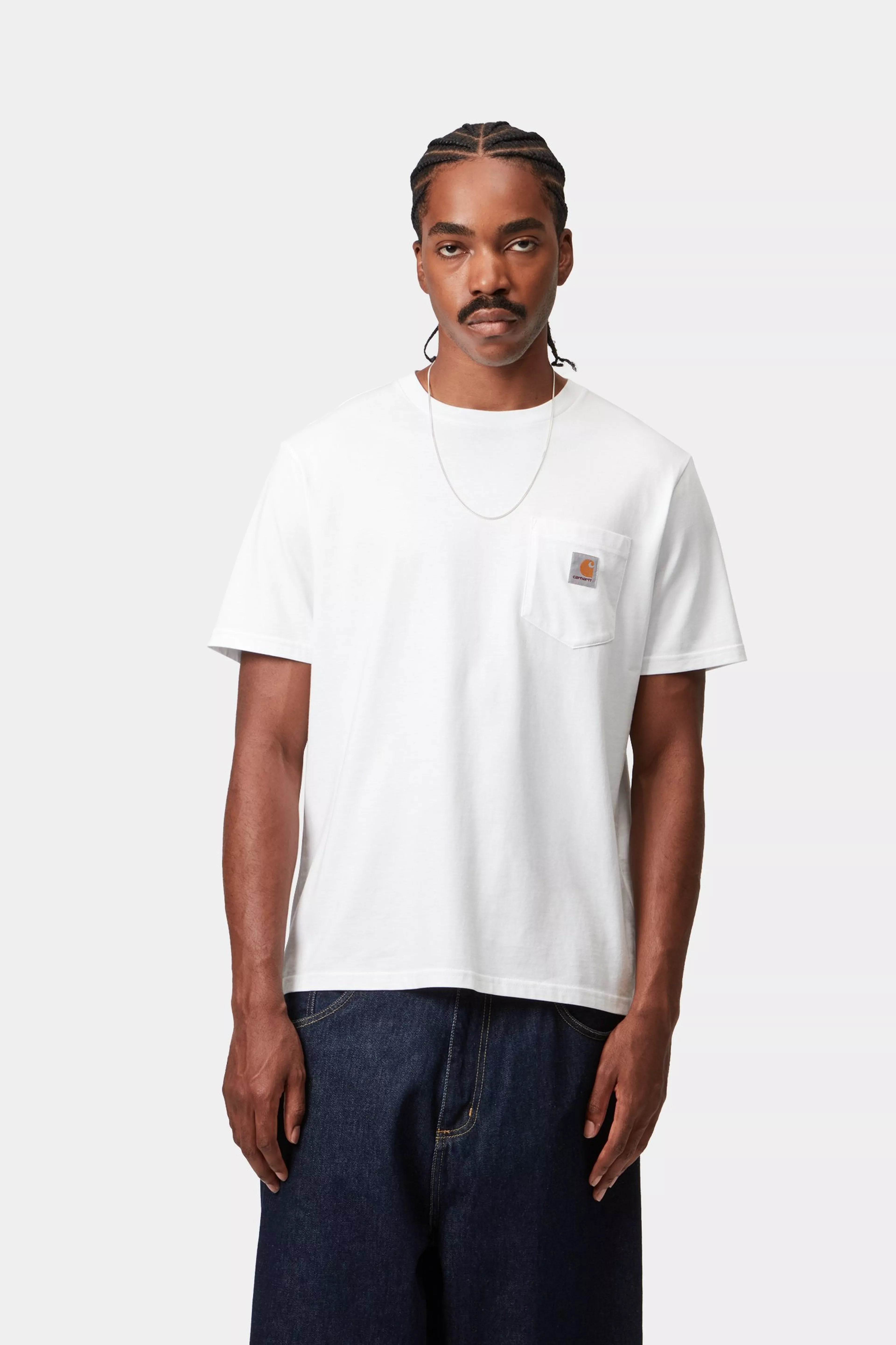 S/S Pocket T-Shirt - White 2