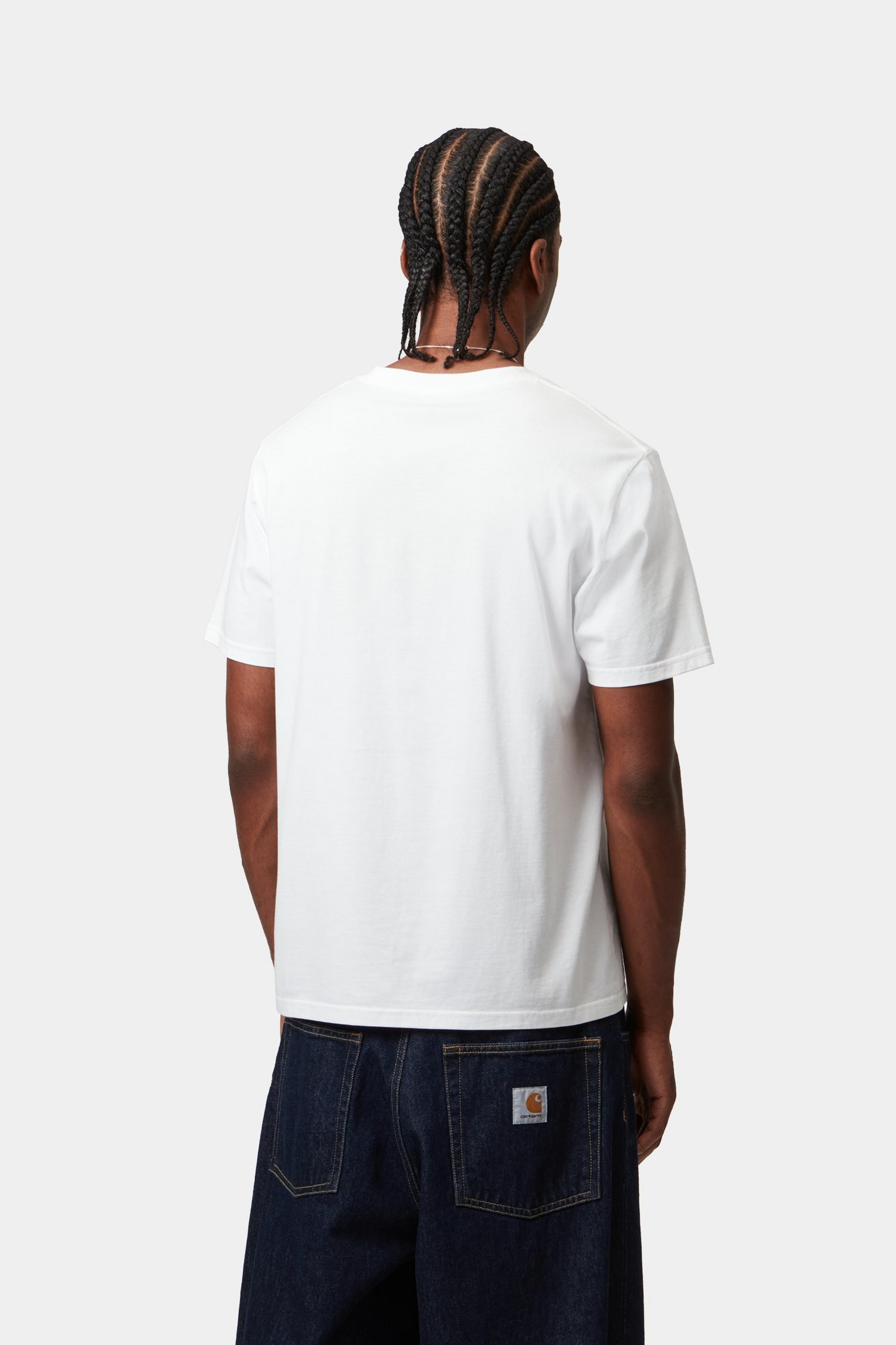 S/S Pocket T-Shirt - White 3