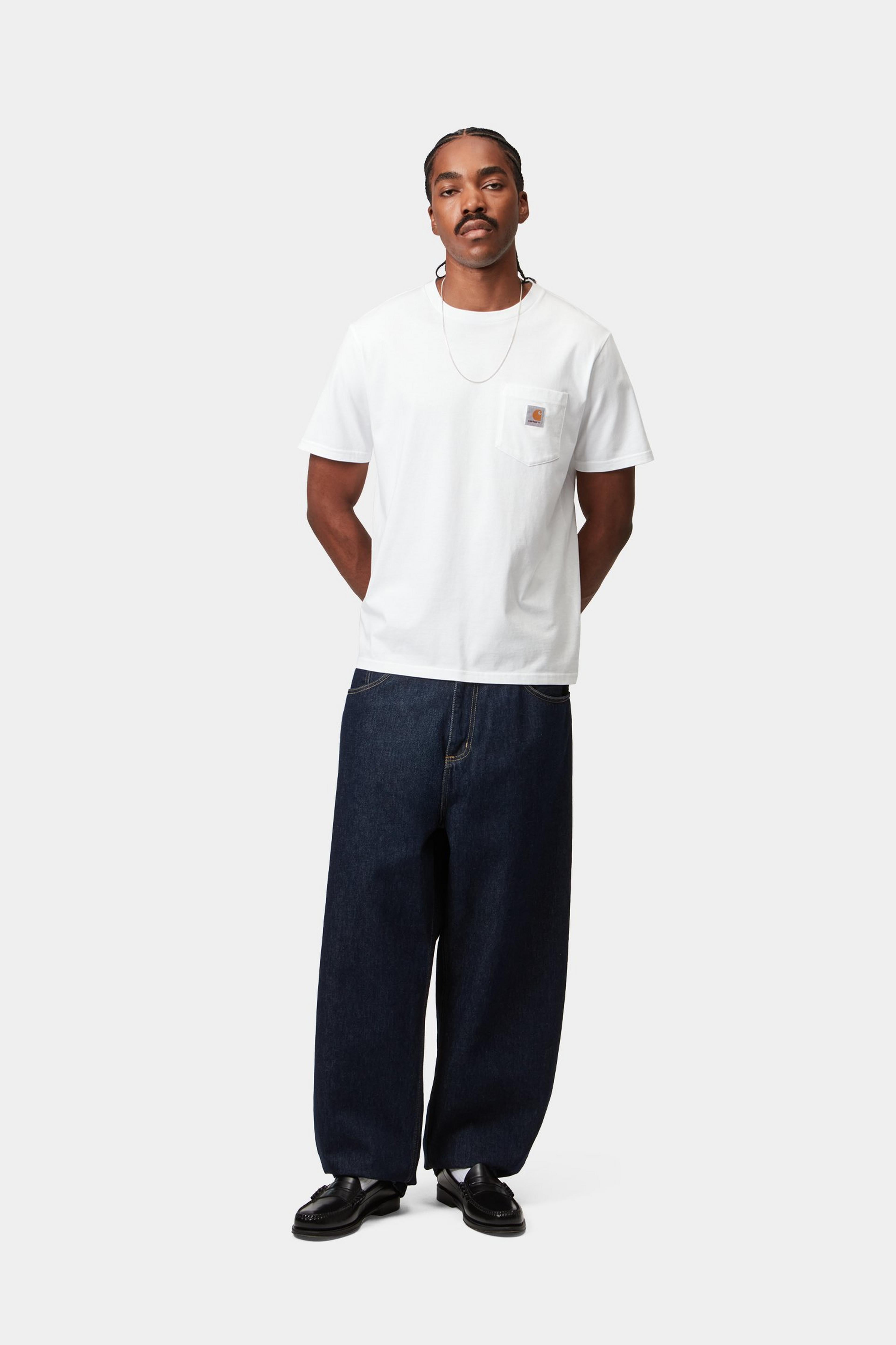 S/S Pocket T-Shirt - White 4