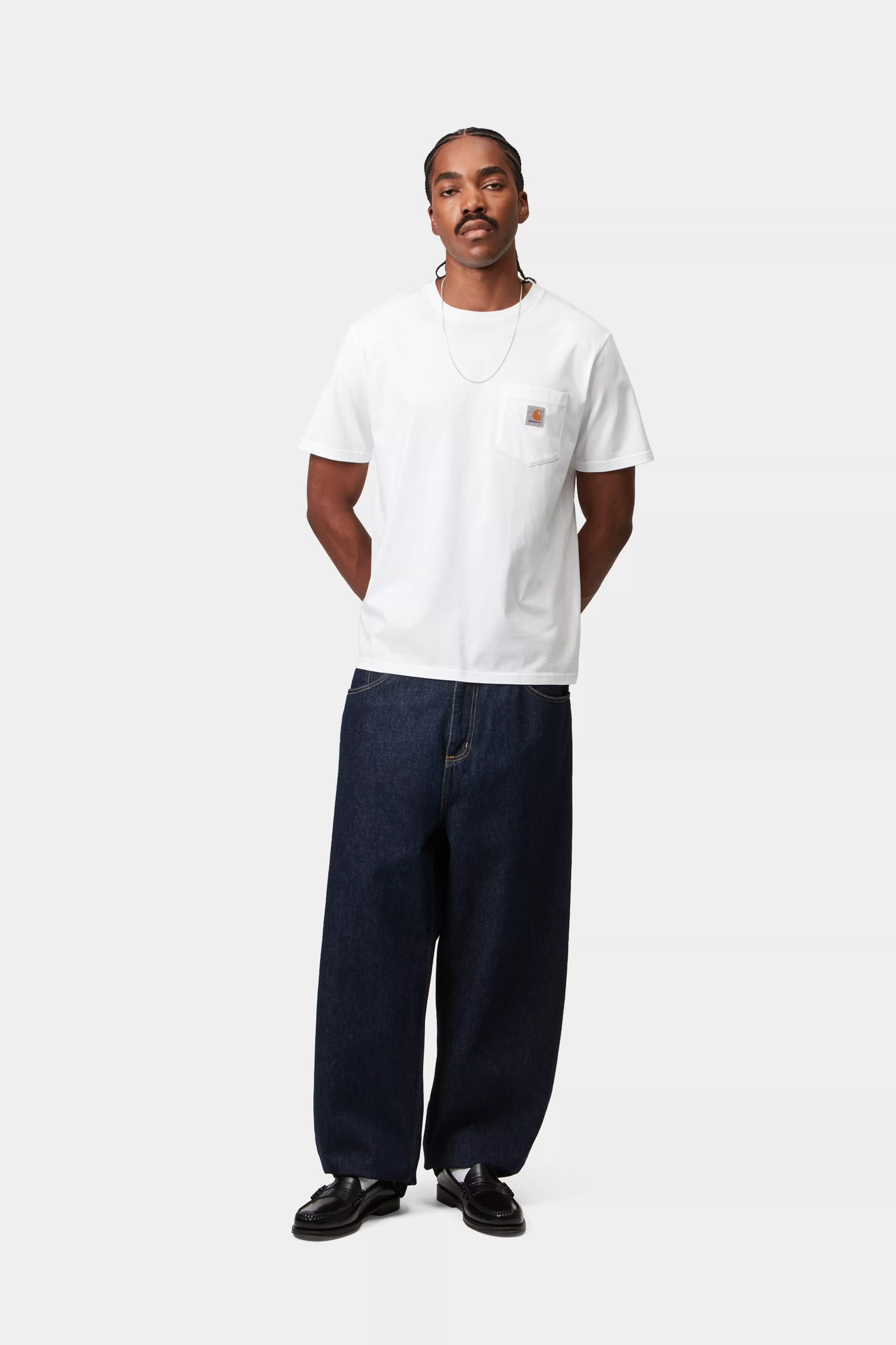 S/S Pocket T-Shirt - White 4