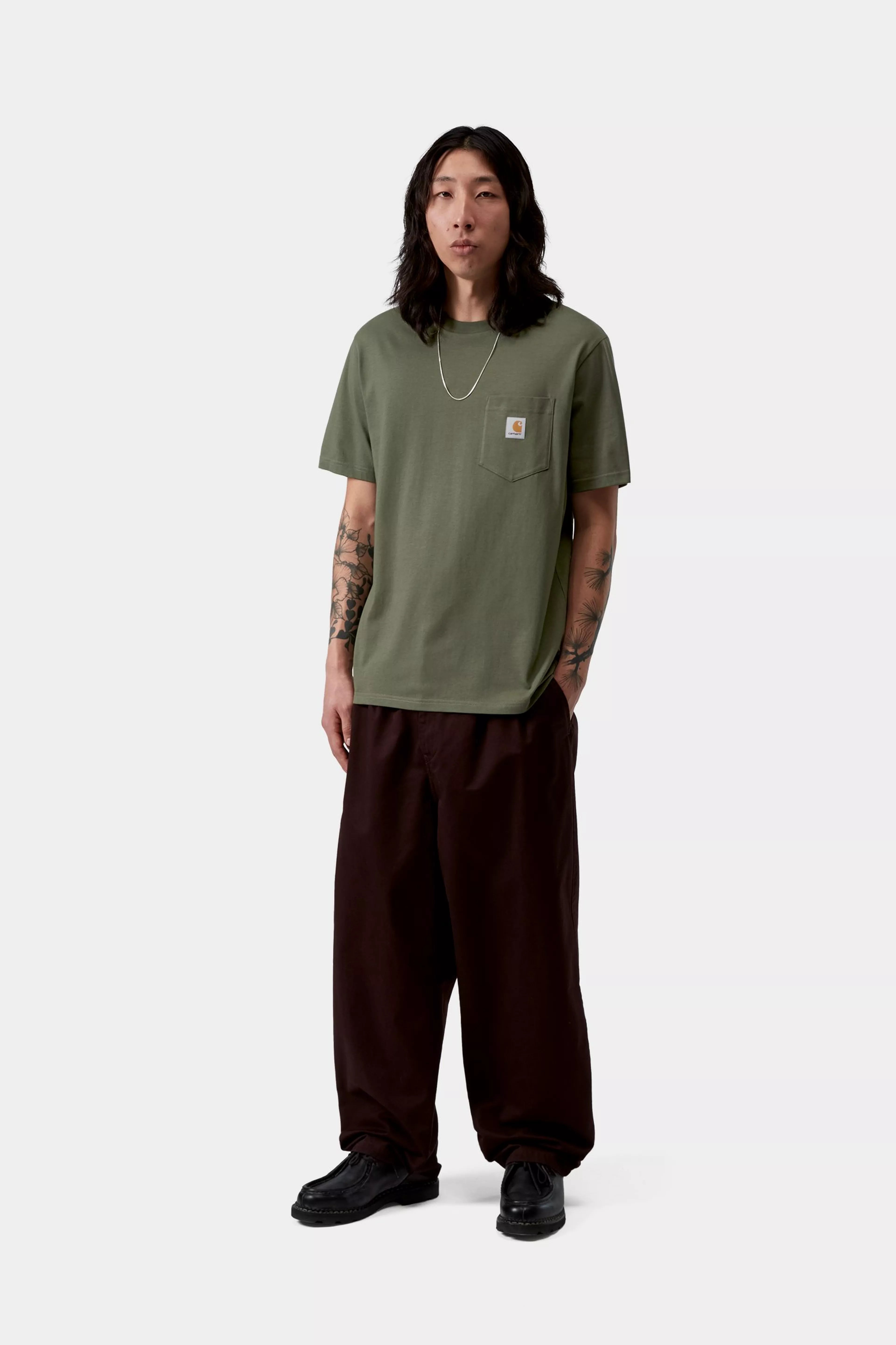 S/S Pocket T-Shirt - Leaf 4