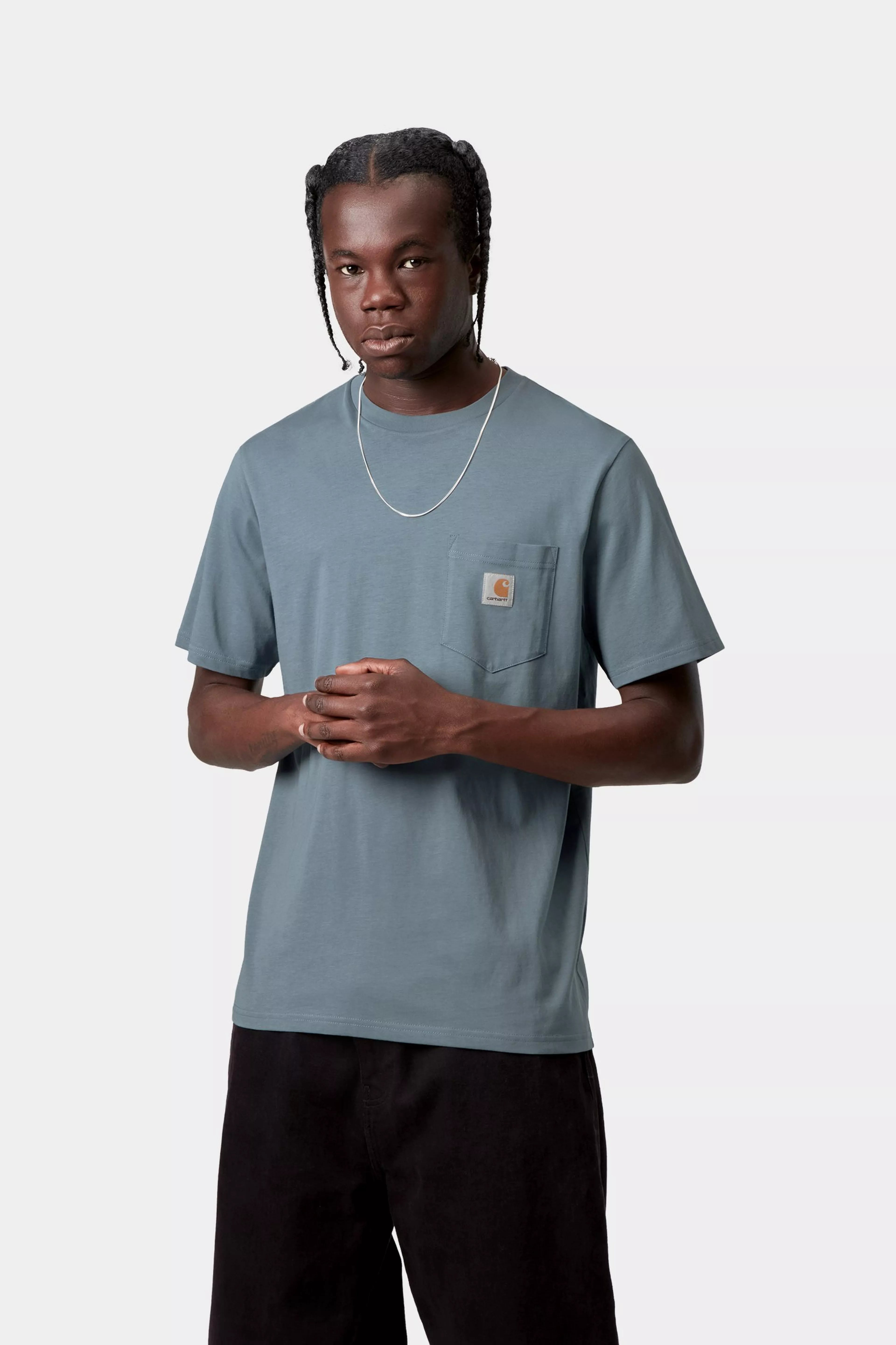 S/S Pocket T-Shirt - Velvet Blue 2