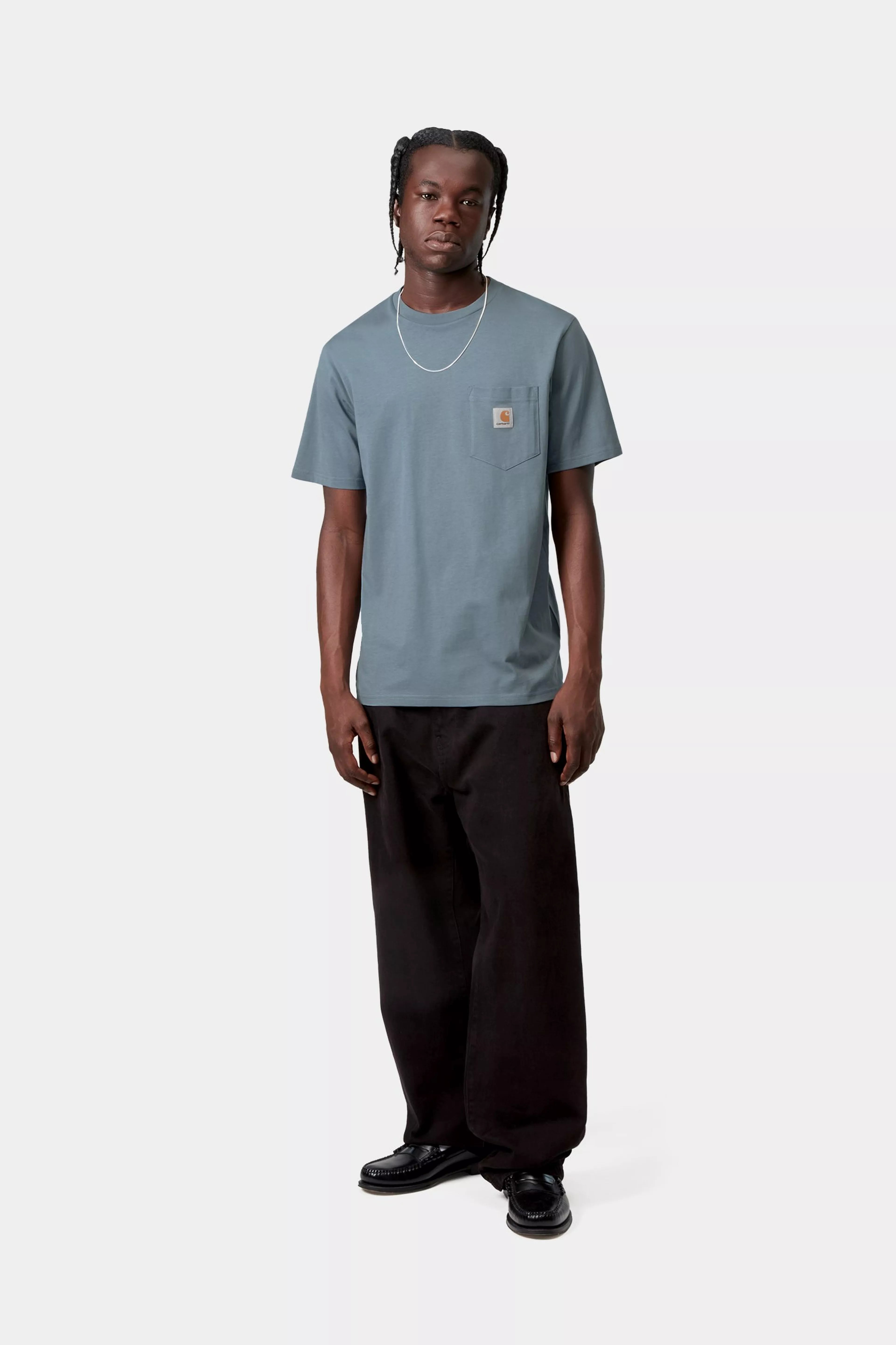 S/S Pocket T-Shirt - Velvet Blue 4