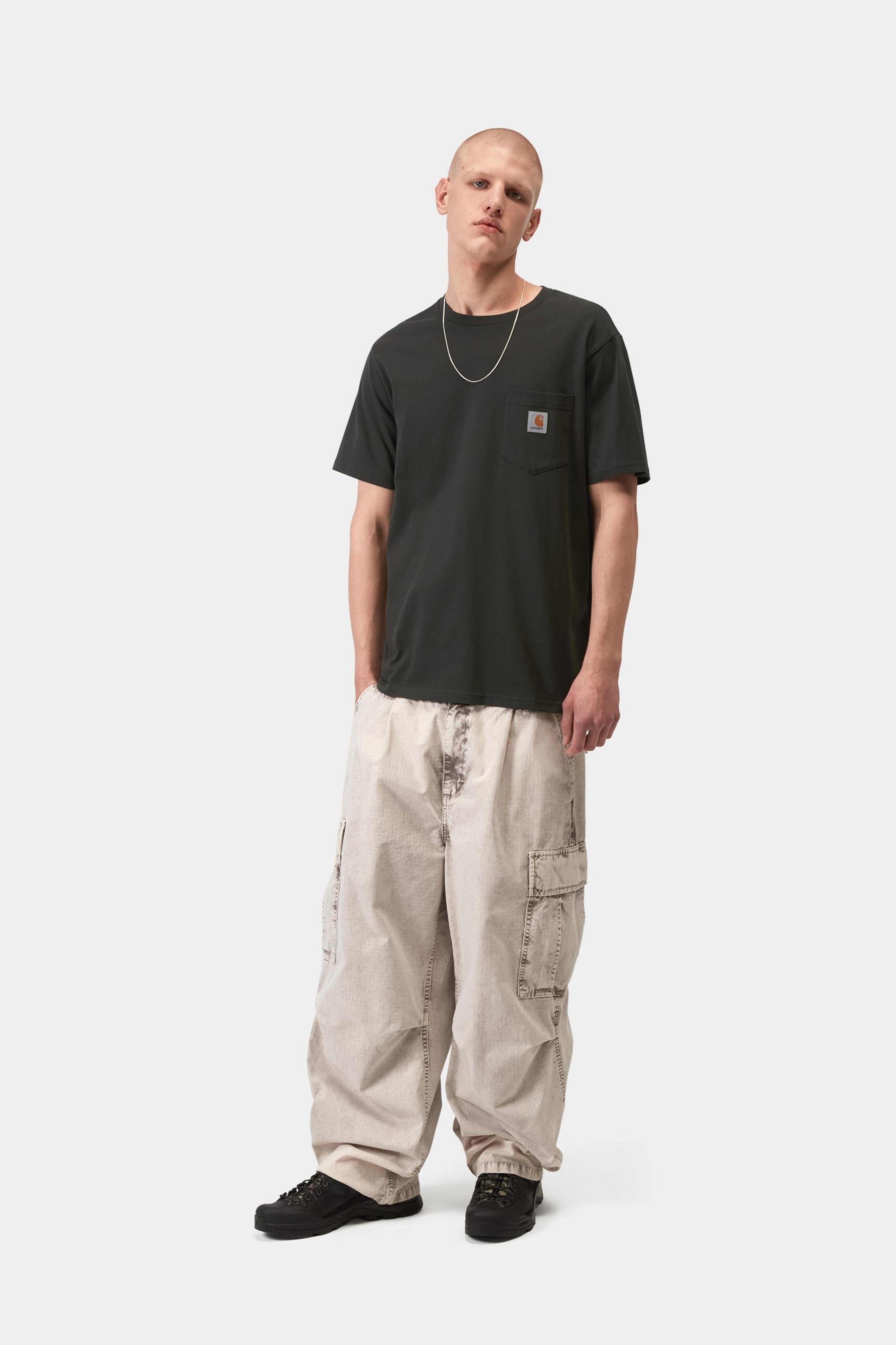 S/S Pocket T-Shirt - Oxide Green