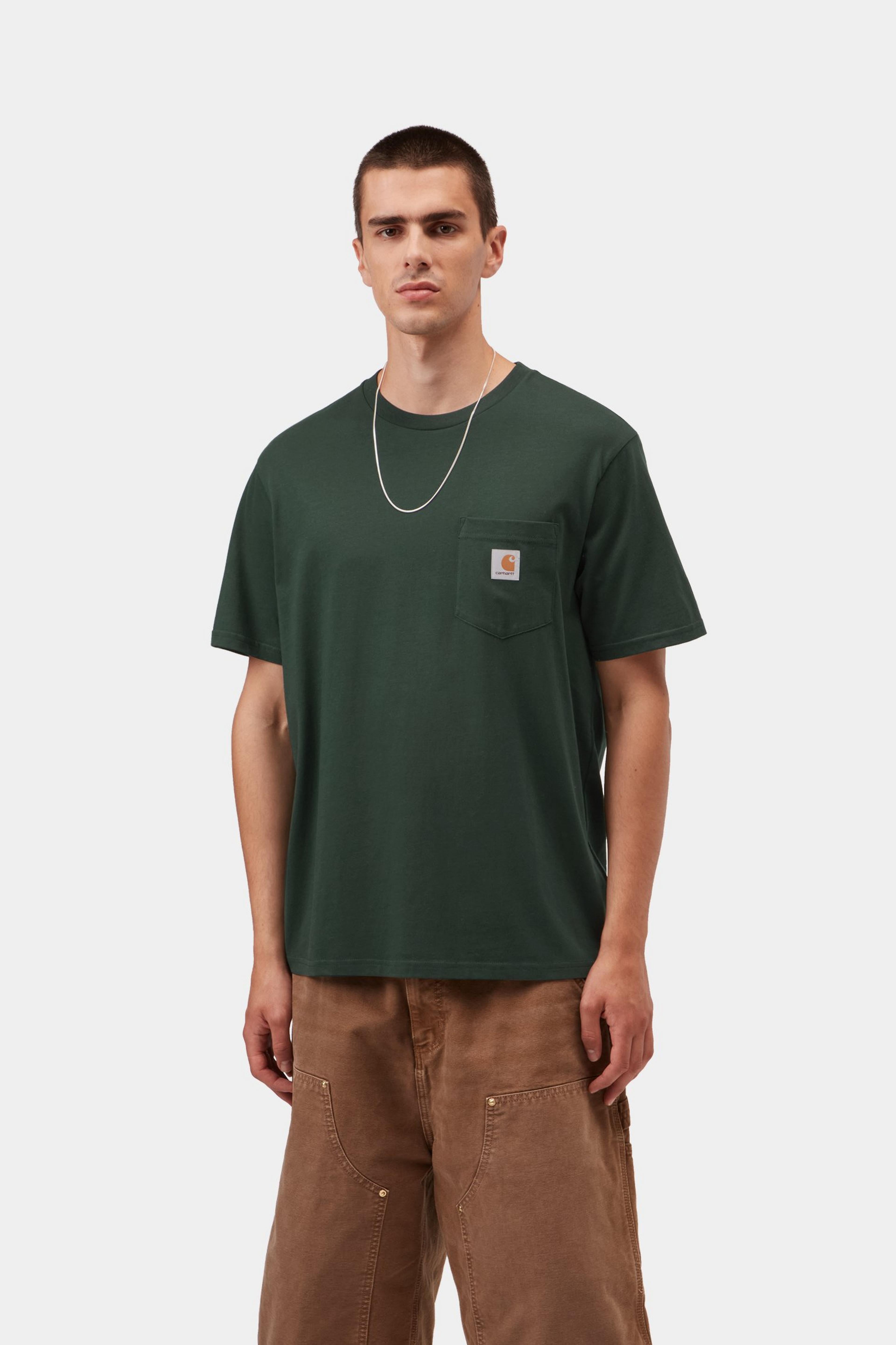 S/S Pocket T-Shirt - Dark Scarab