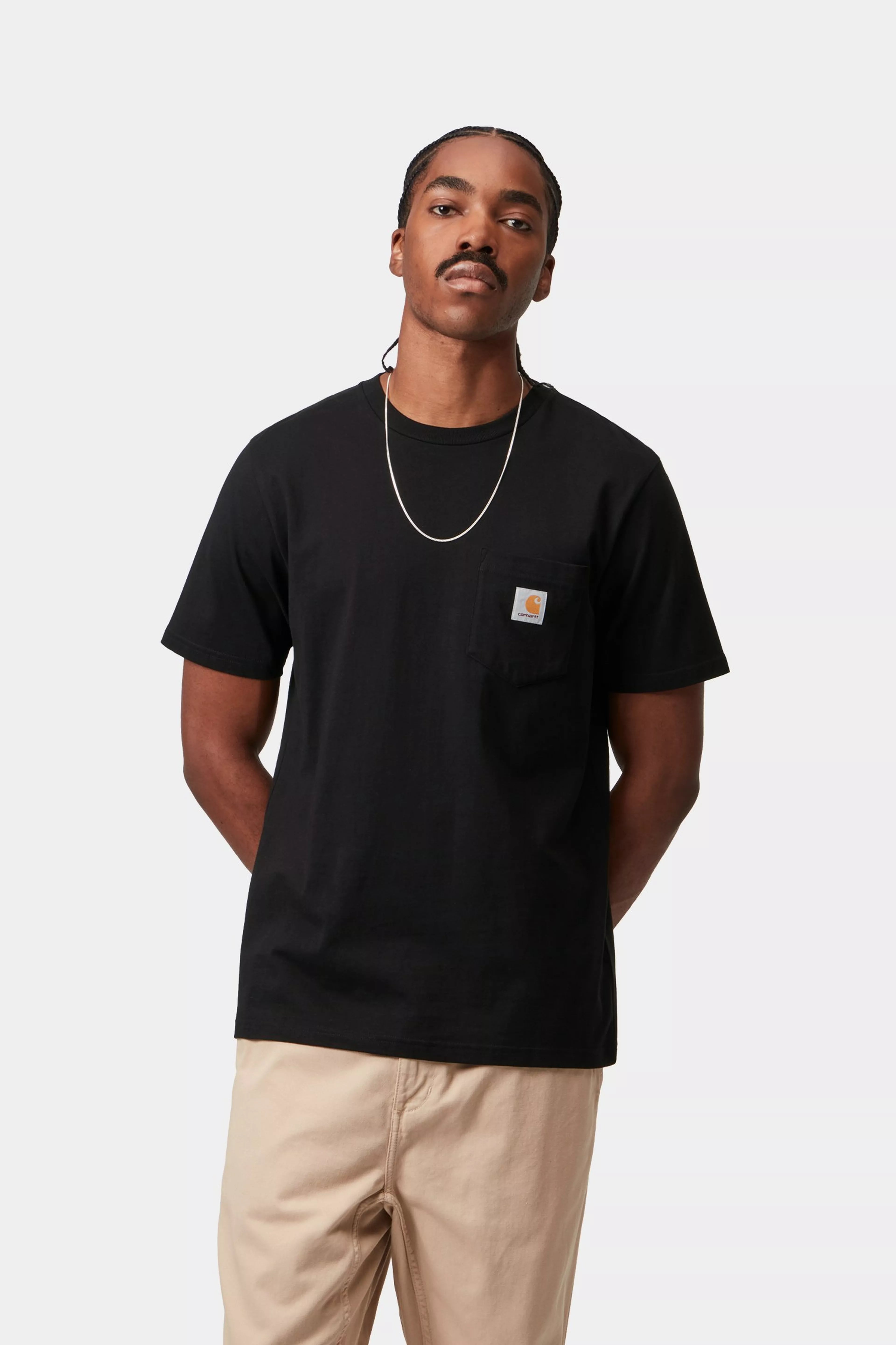 S/S Pocket T-Shirt - Black