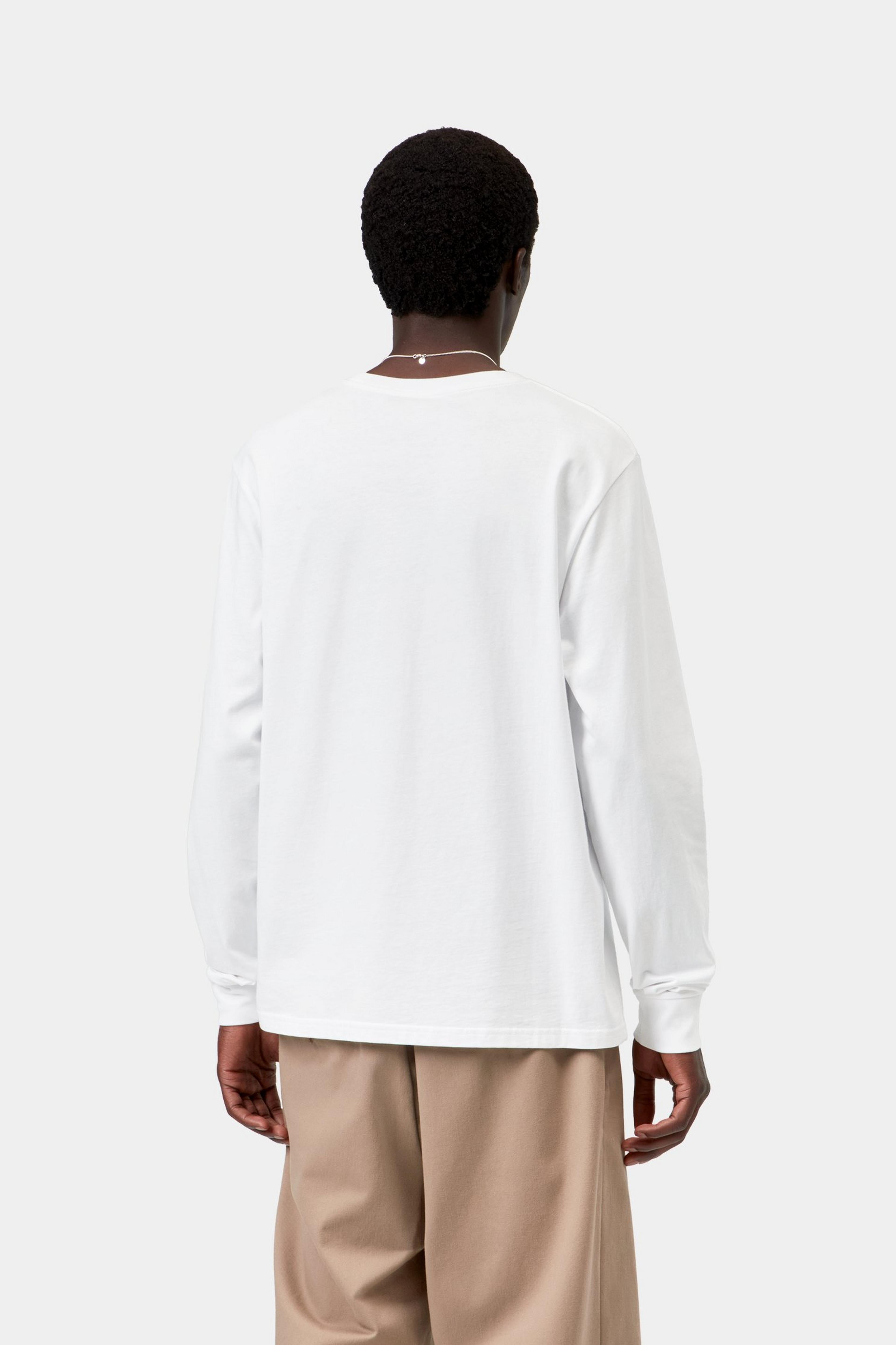 L/S Pocket T-Shirt - White