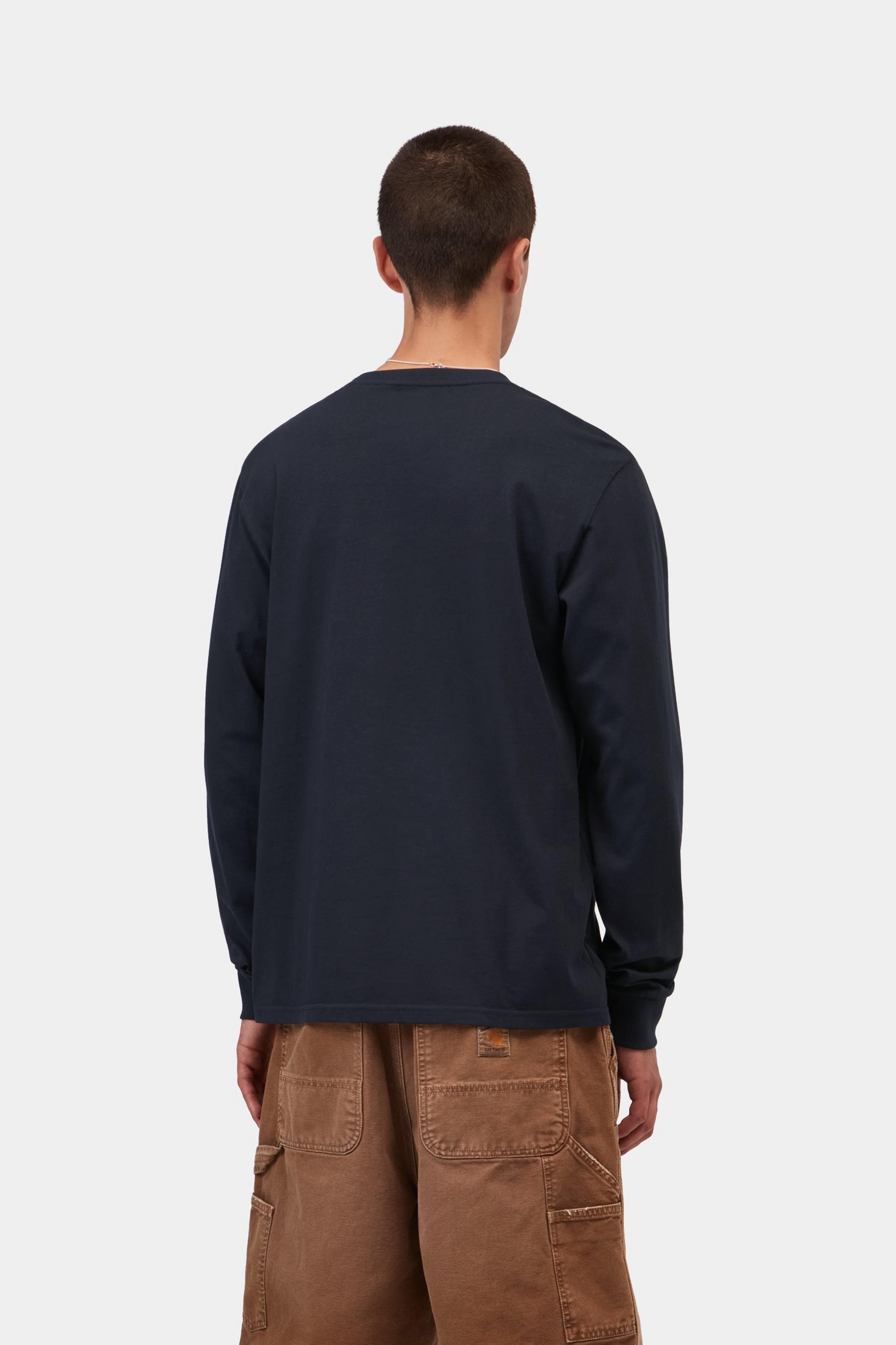 L/S Pocket T-Shirt - Dark Navy