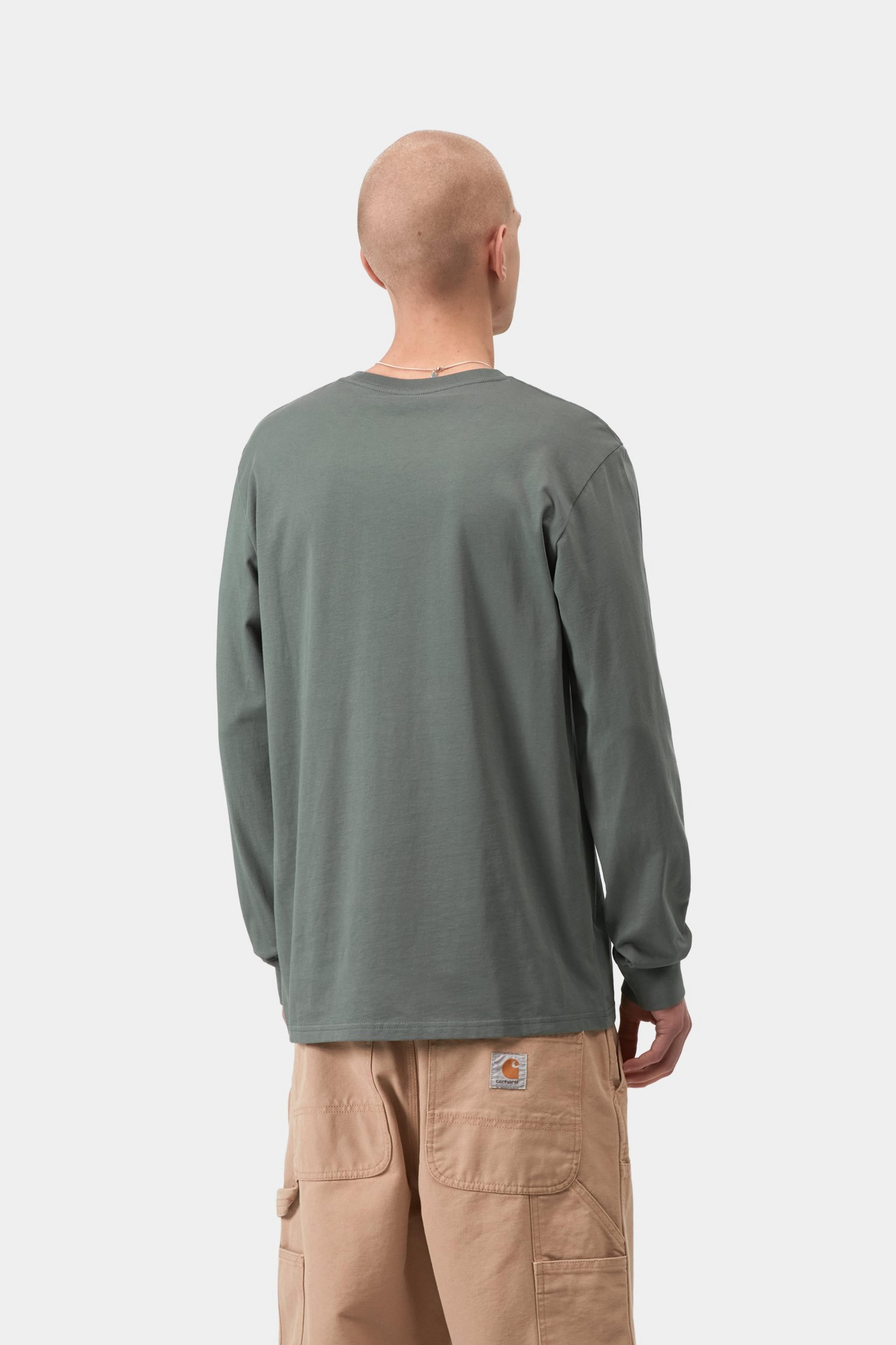 L/S Pocket T-Shirt - Velvet Green
