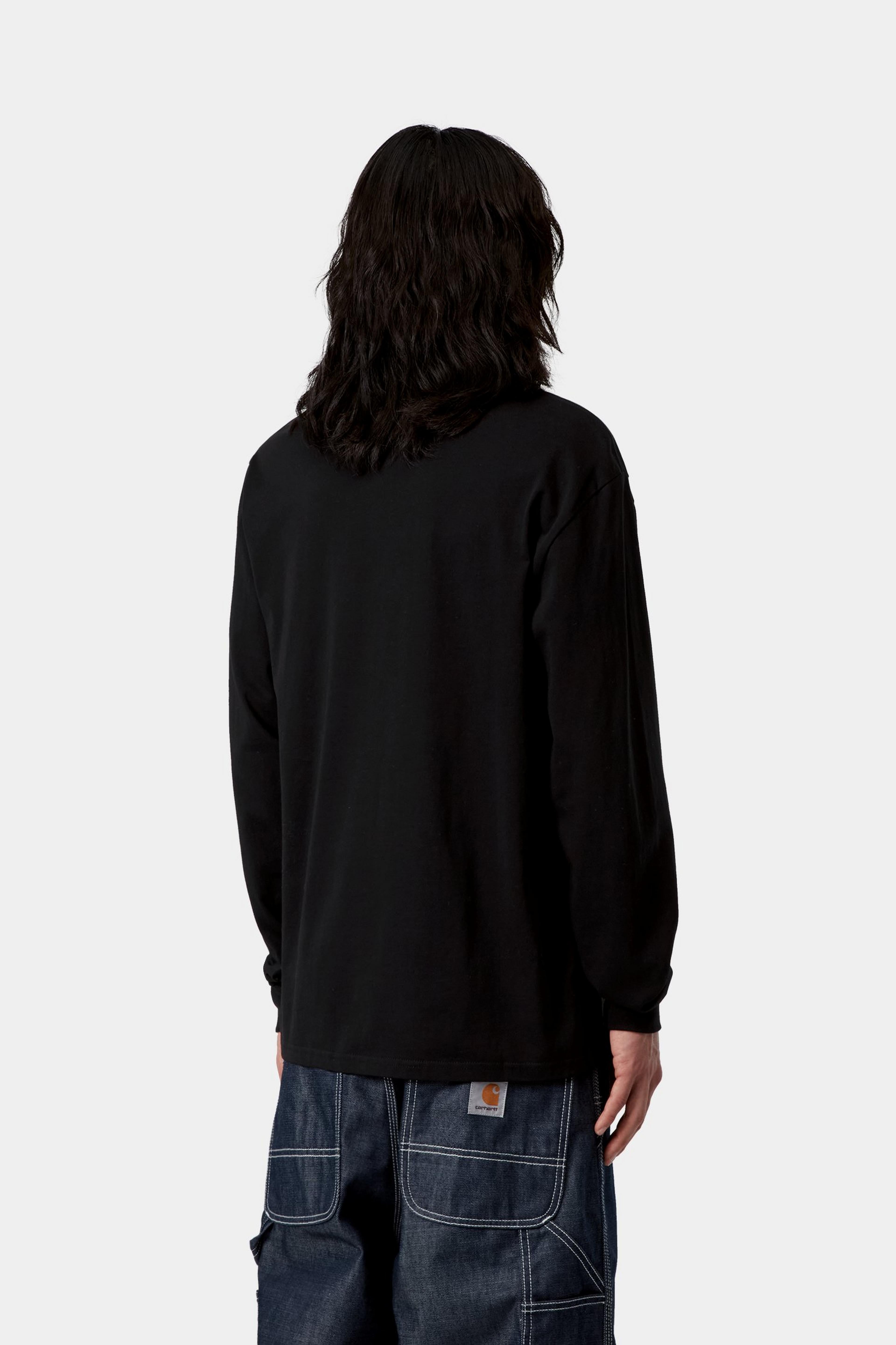 L/S Pocket T-Shirt - Black