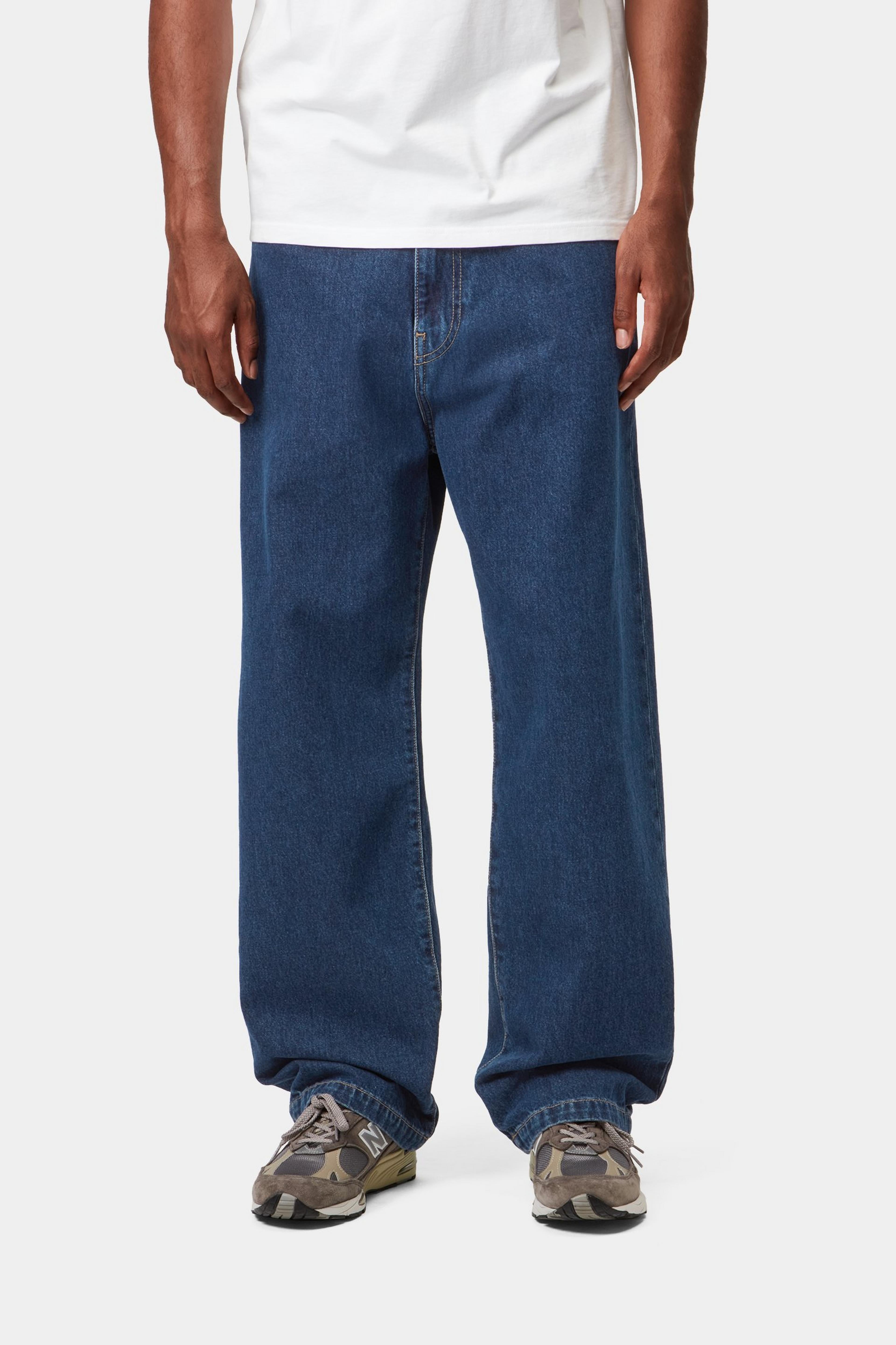 Landon Pant - Blue, Stone washed 2