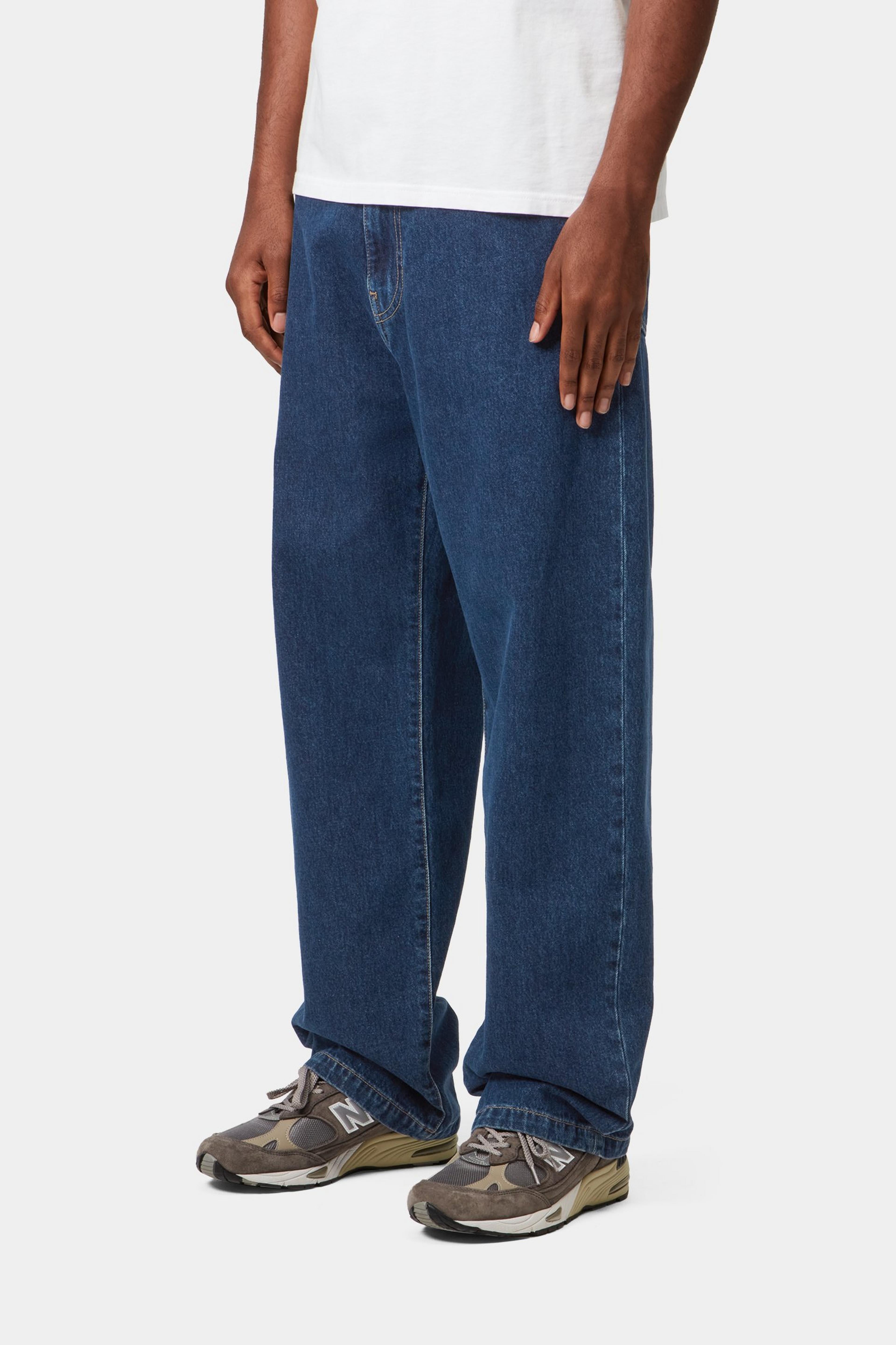 Landon Pant - Blue, Stone washed 3