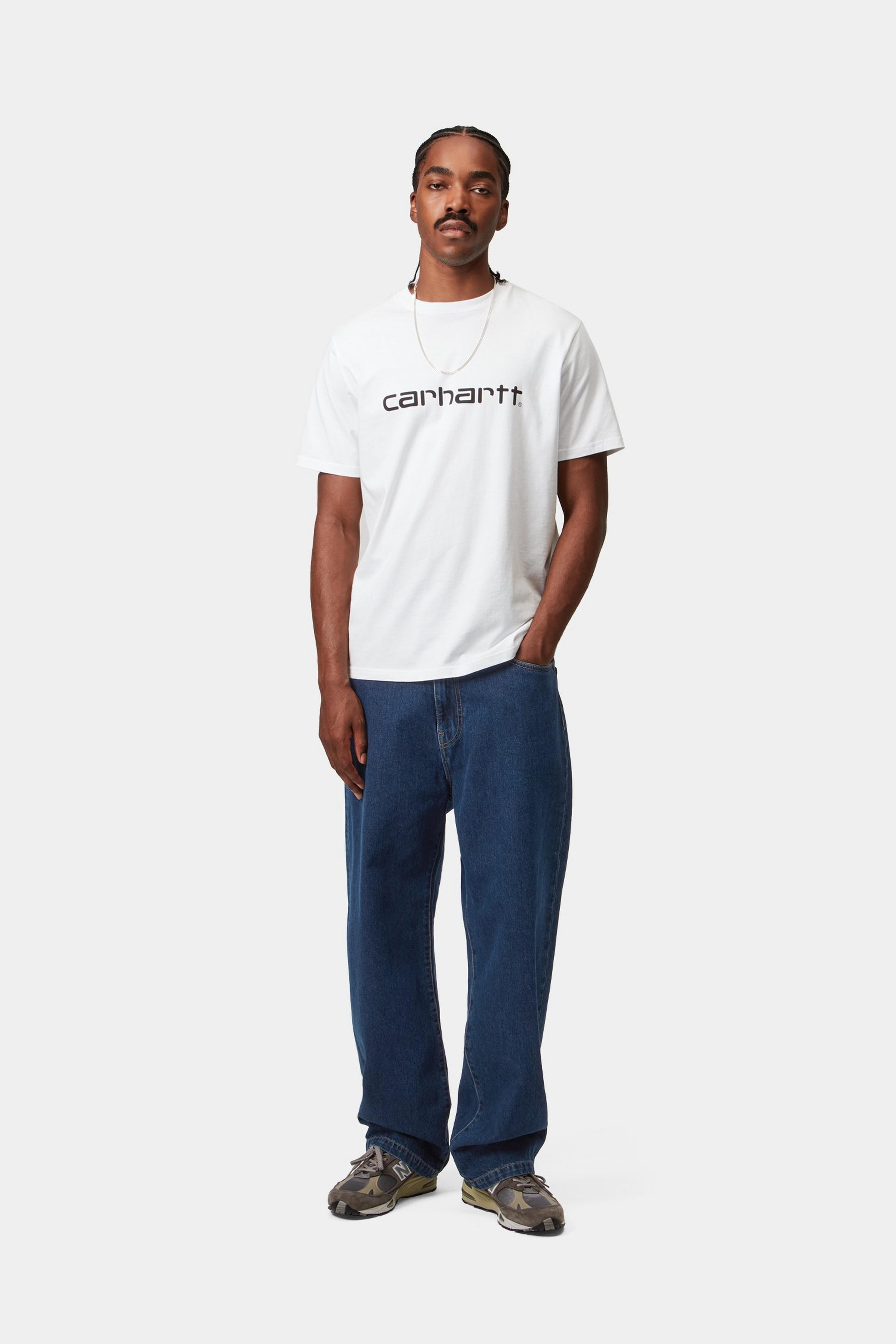 Landon Pant - Blue, Stone washed