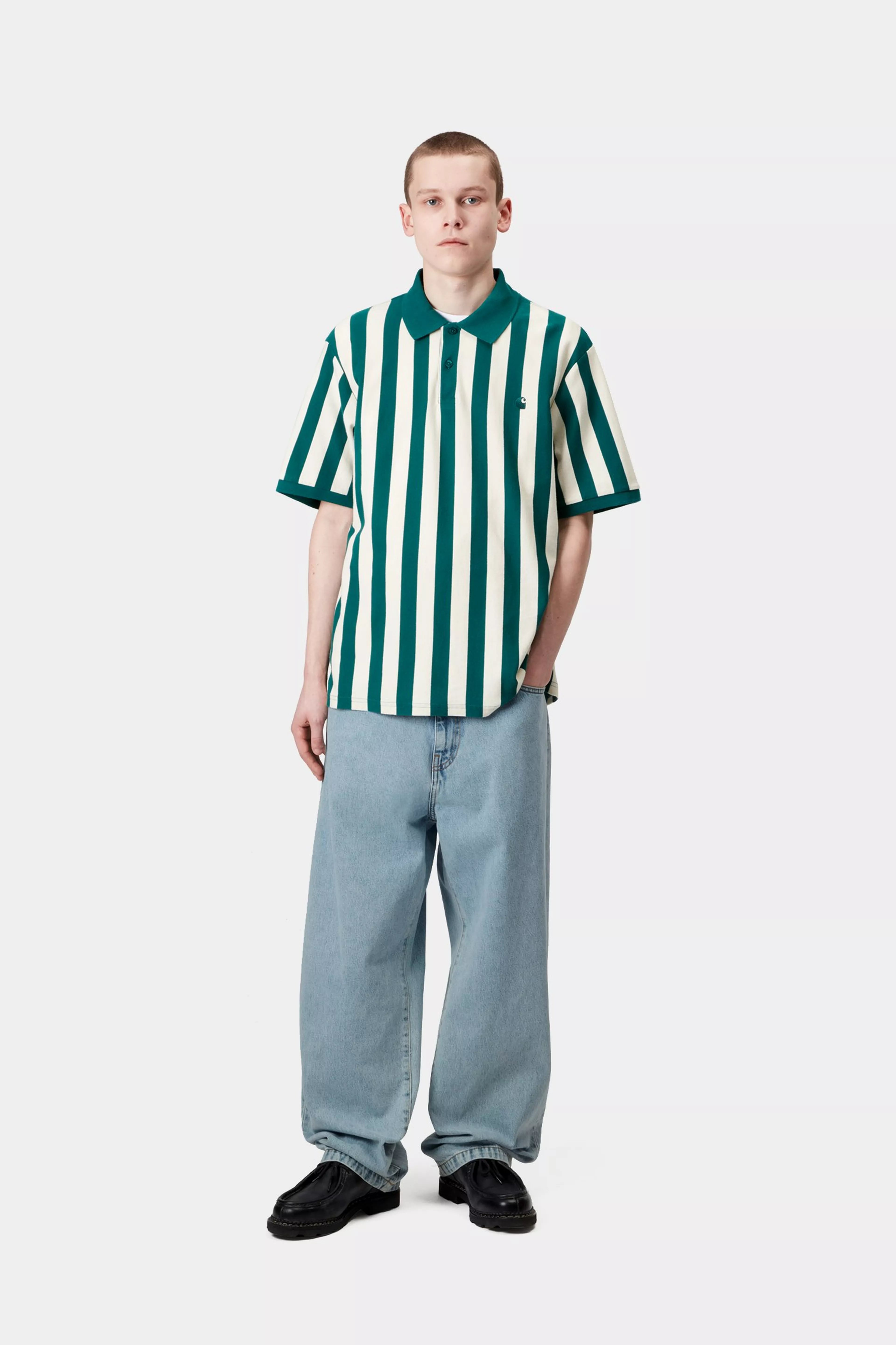 LANDON PANT  - Blue (bleached)