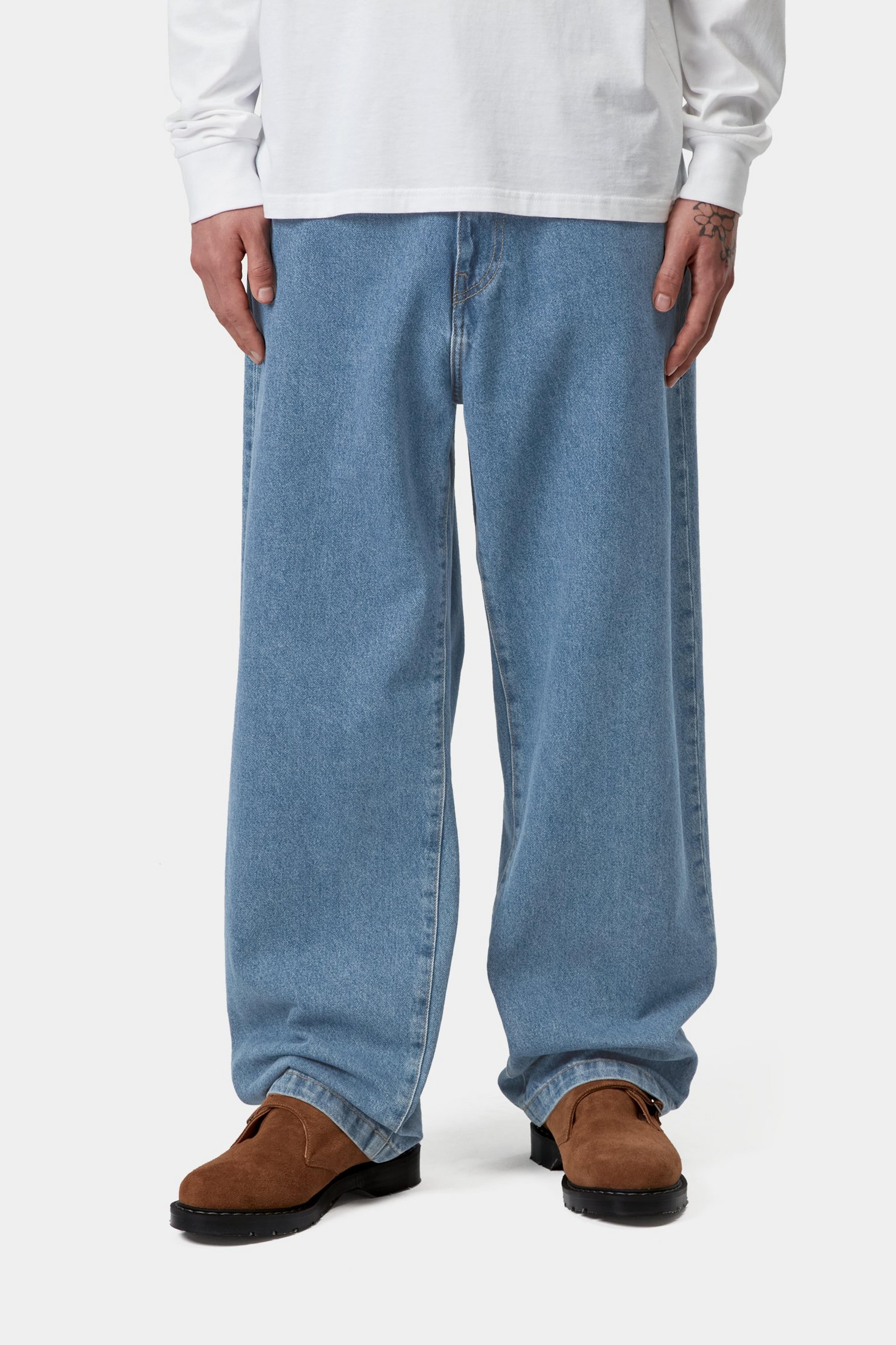 Landon Pant - Blue, heavy stone wash