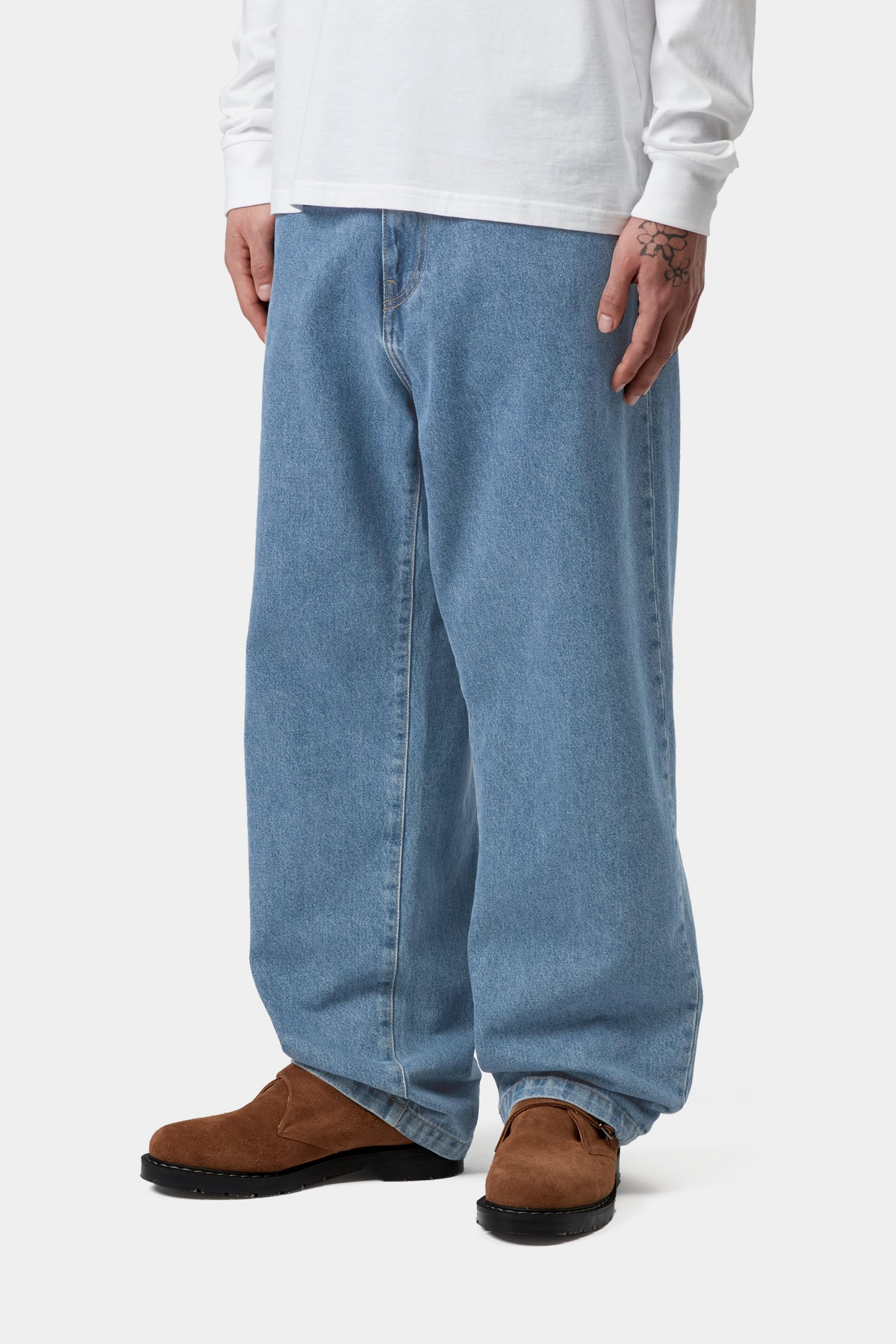 Landon Pant - Blue, heavy stone wash