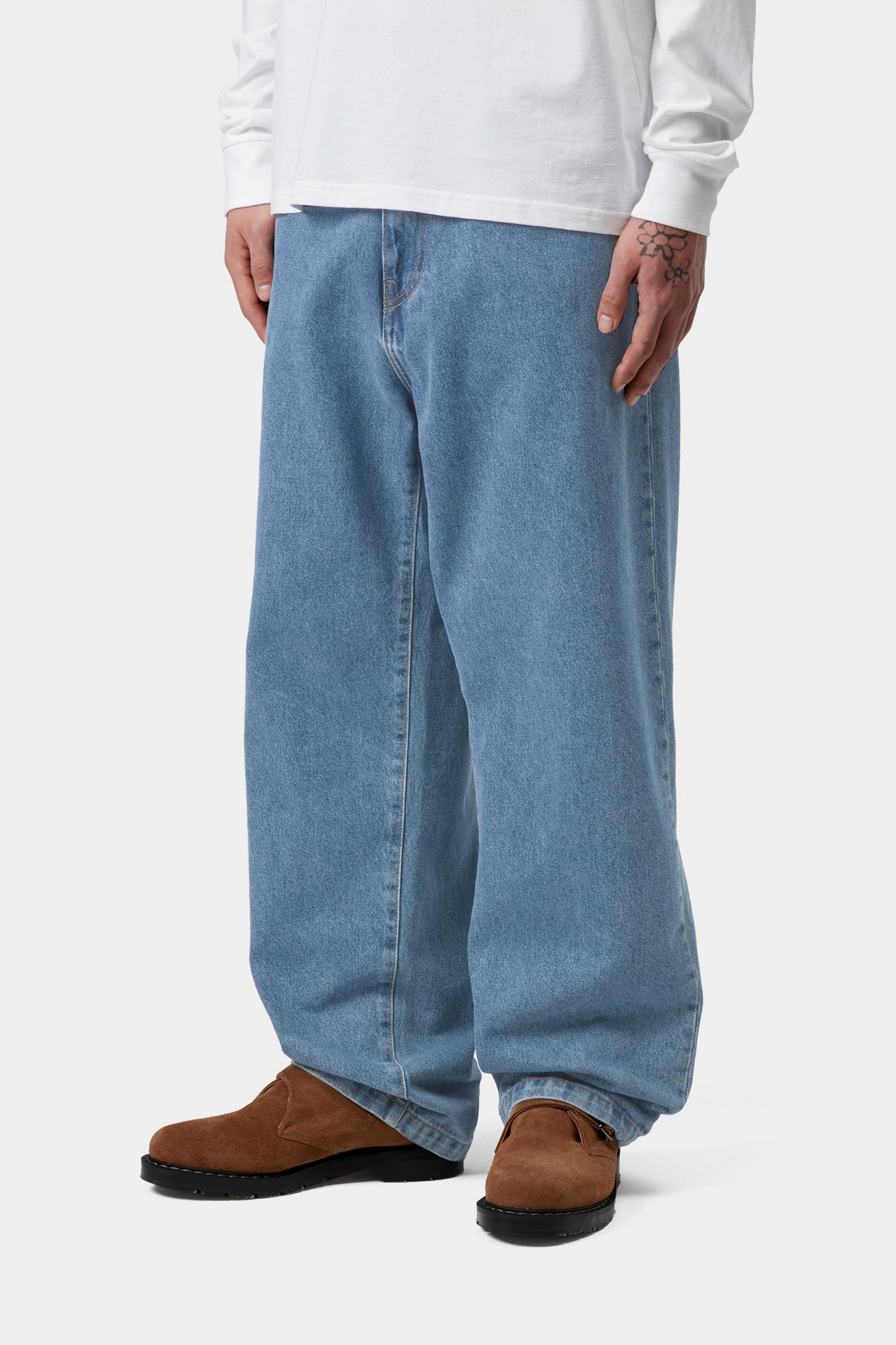 Landon Pant - Blue, Heavy stone wash