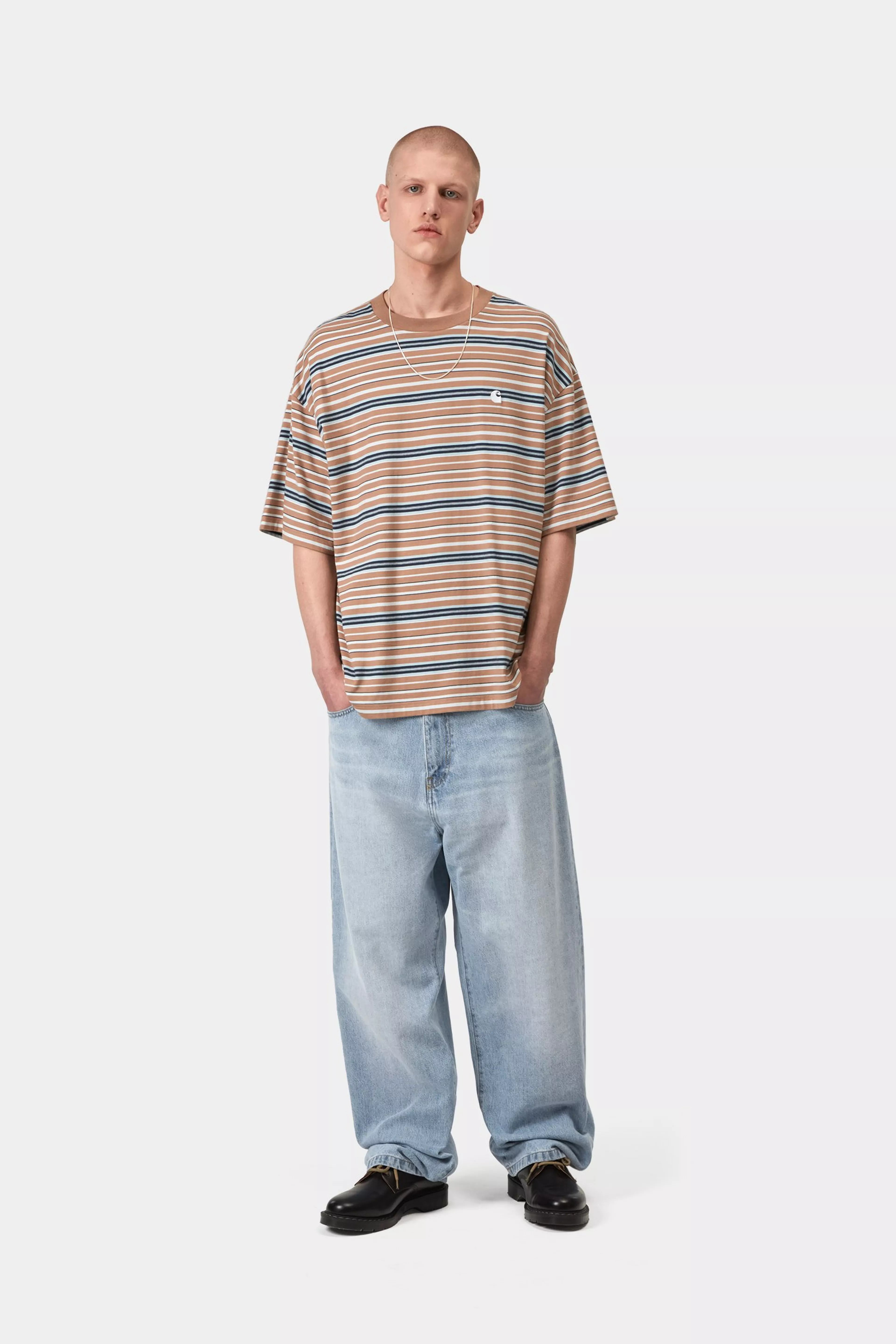 Landon Pant - Blue (heavy worn bleached)