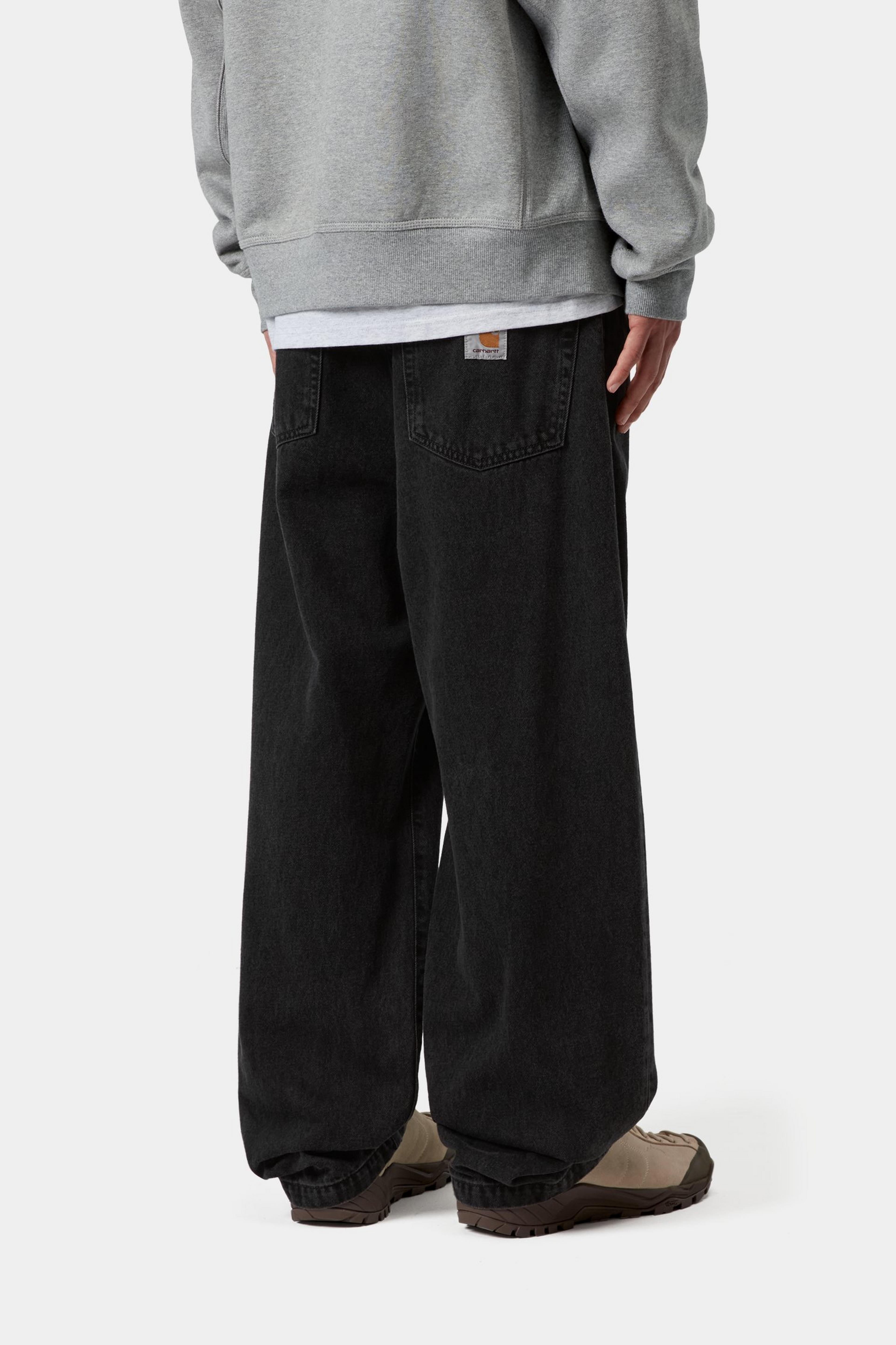 Landon Pant - Black, stone washed