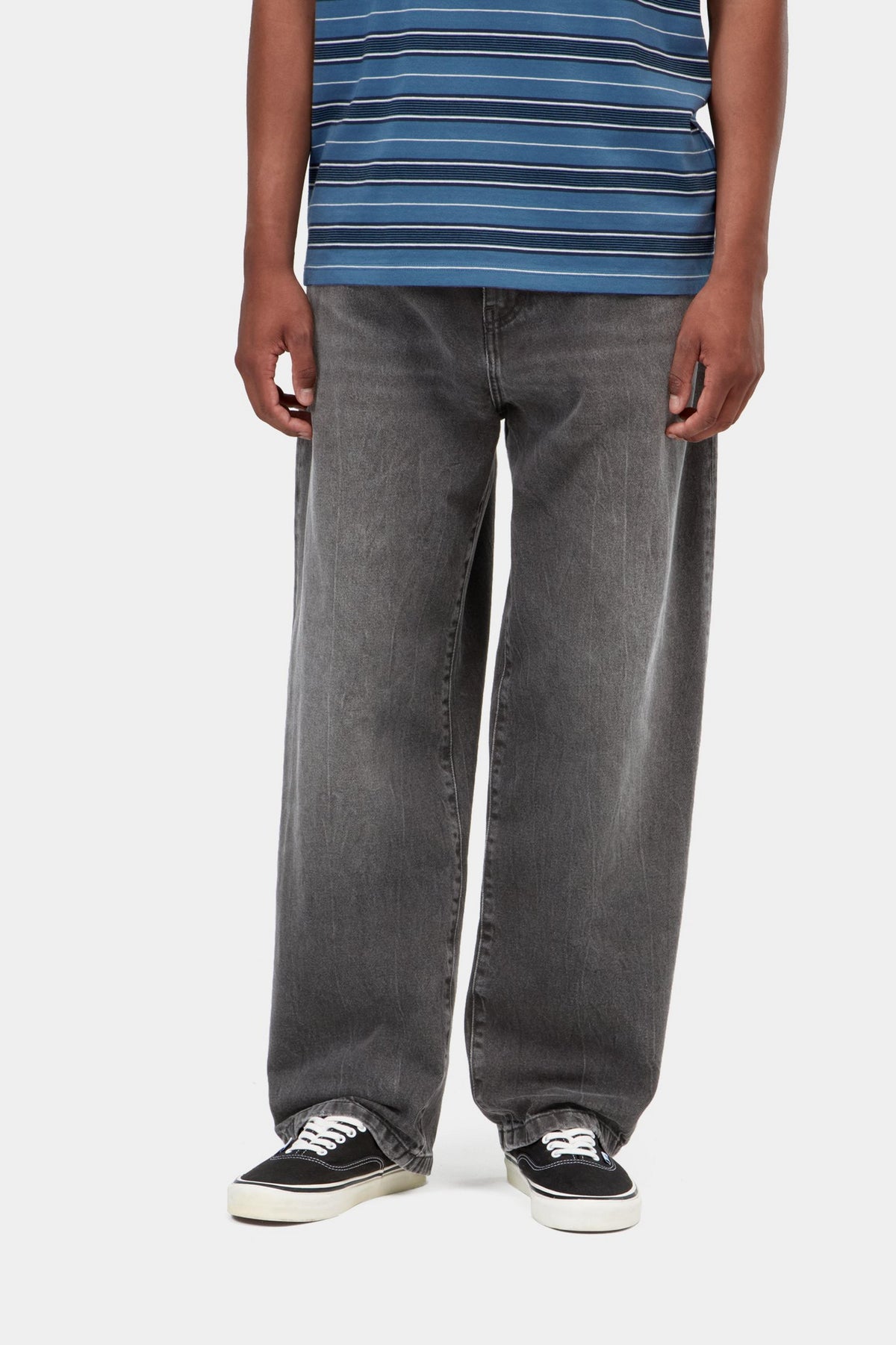 Landon Pant - Black marble used wash