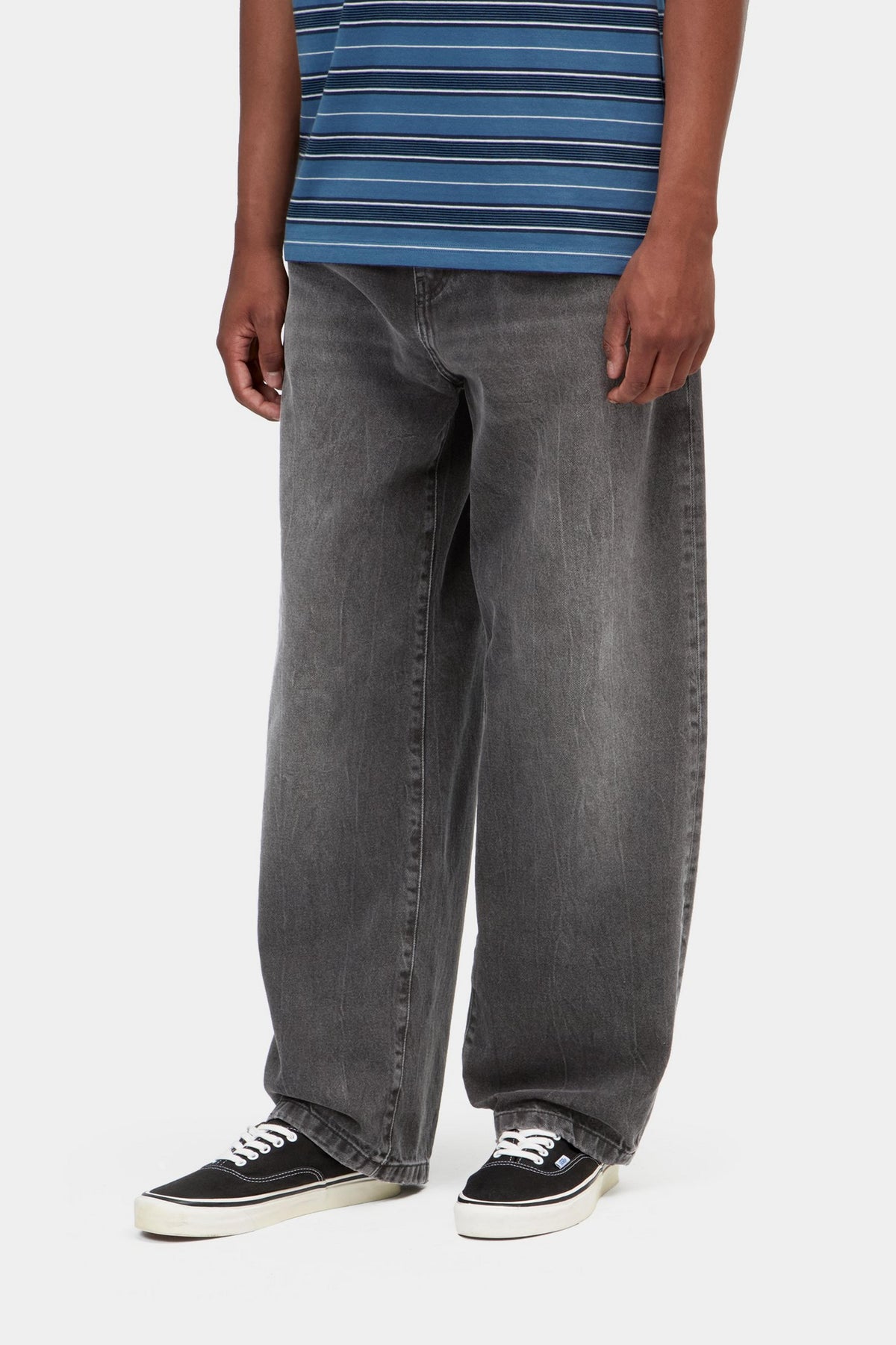Landon Pant - Black marble used wash