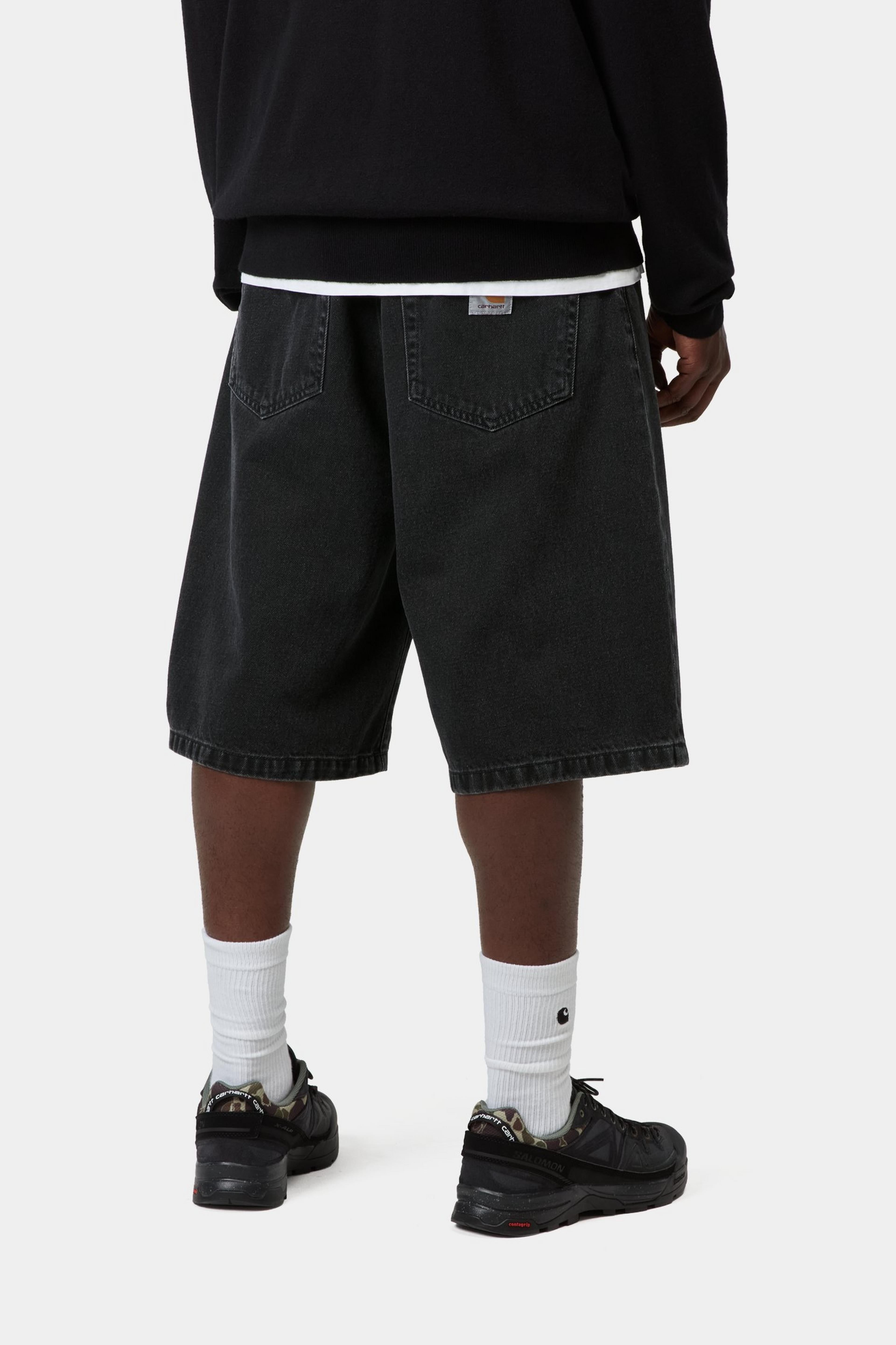 Landon Short - Black, Stone washed