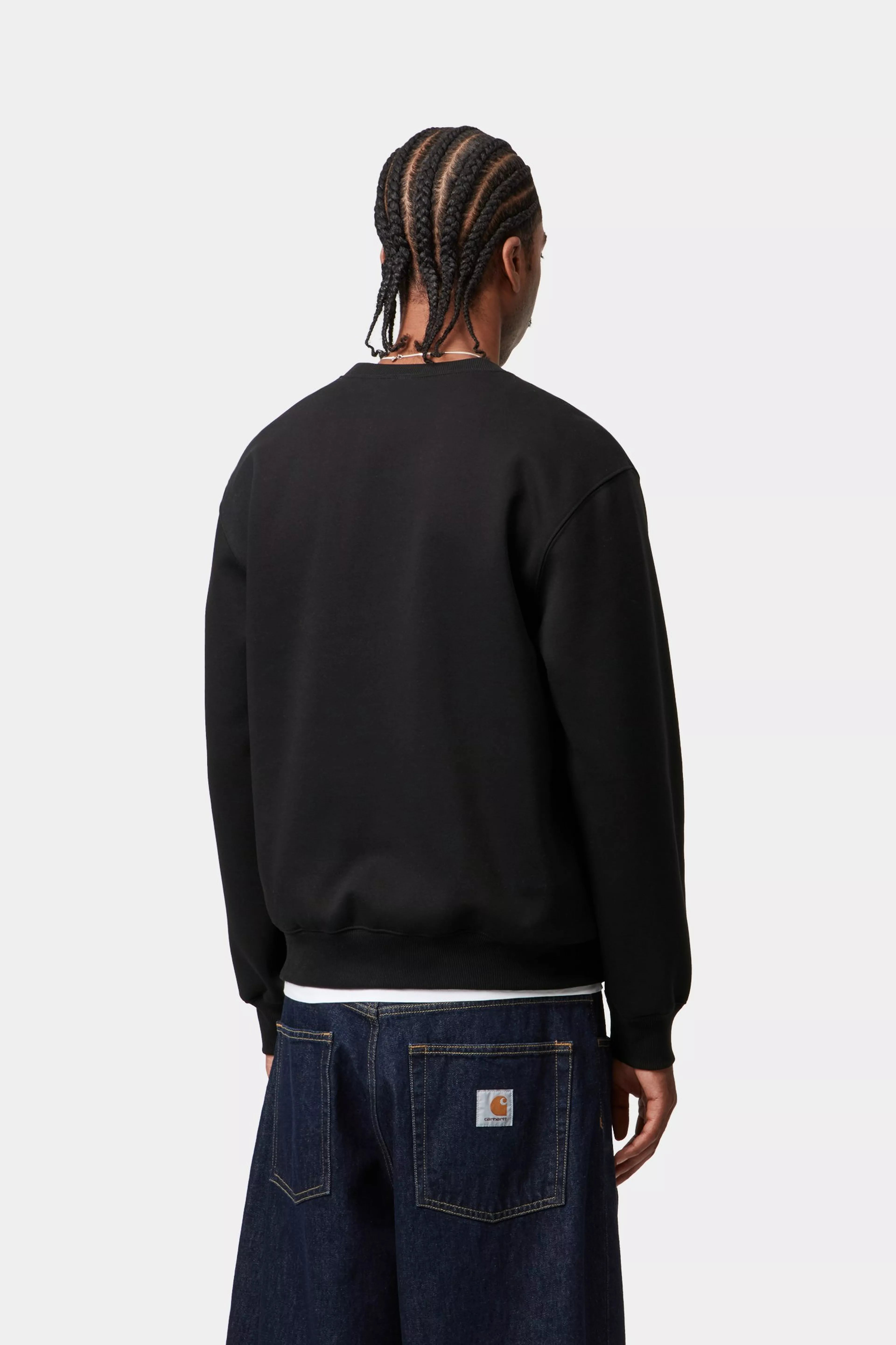 Carhartt Sweat - Black / White 3