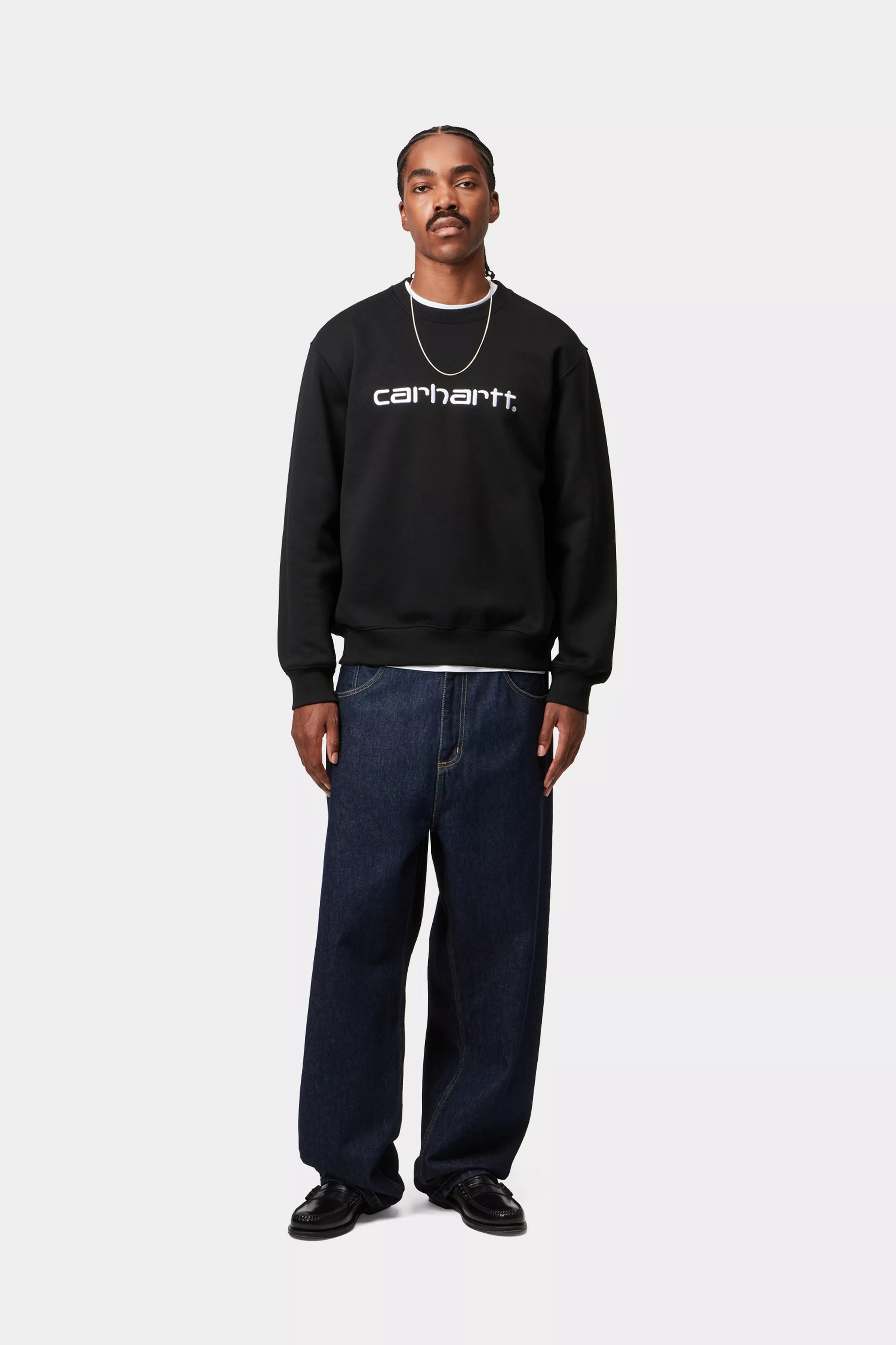 Carhartt Sweat - Black / White 4