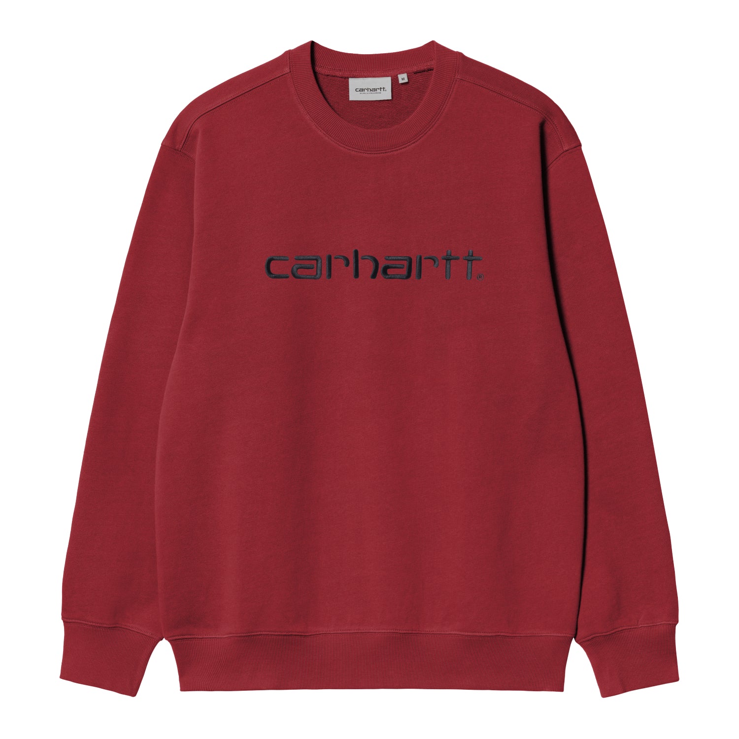 CARHARTT SWEAT - Scarlet / Graphite 1