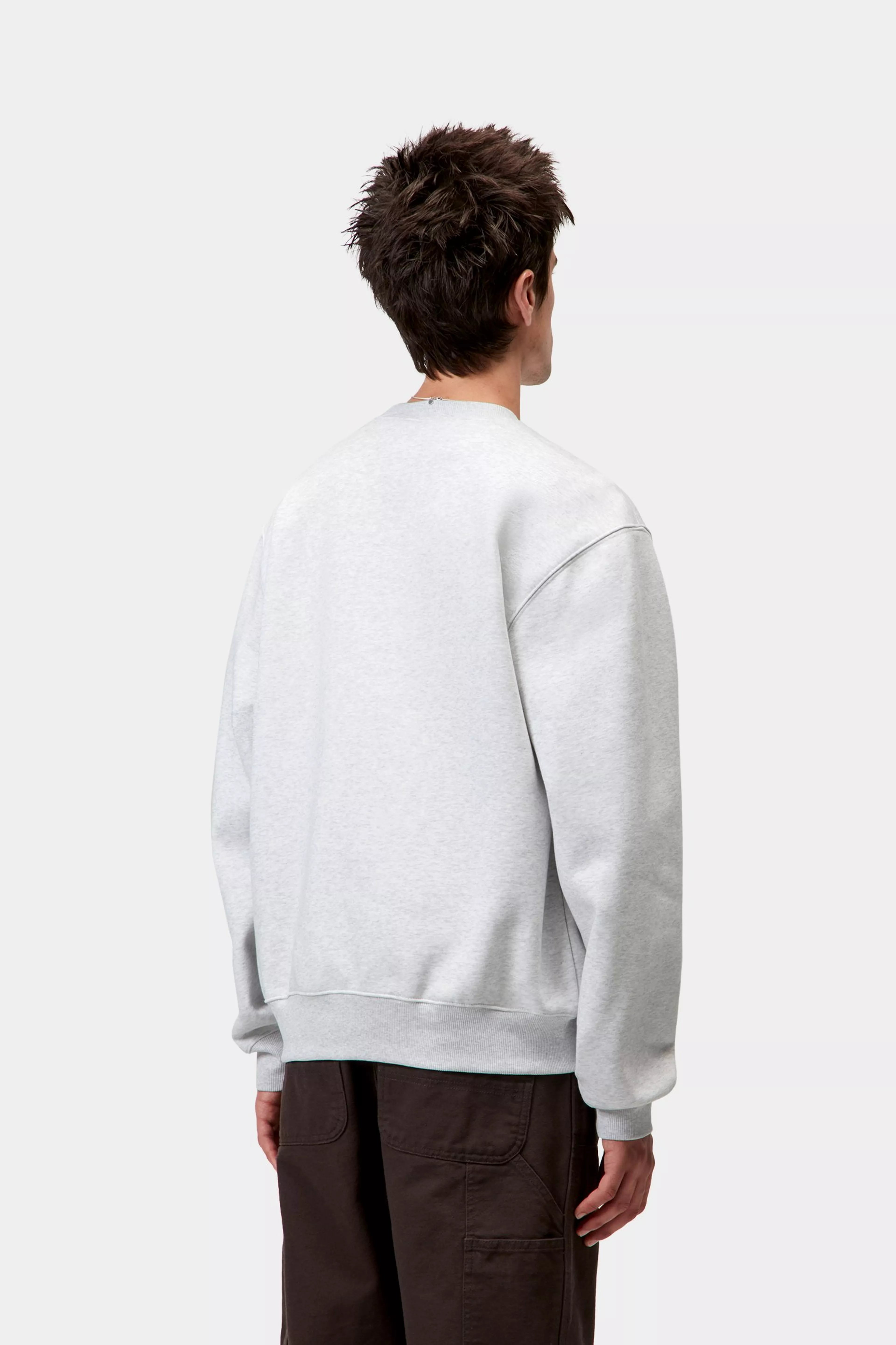 CARHARTT SWEAT  - Ash Heather / Rondo