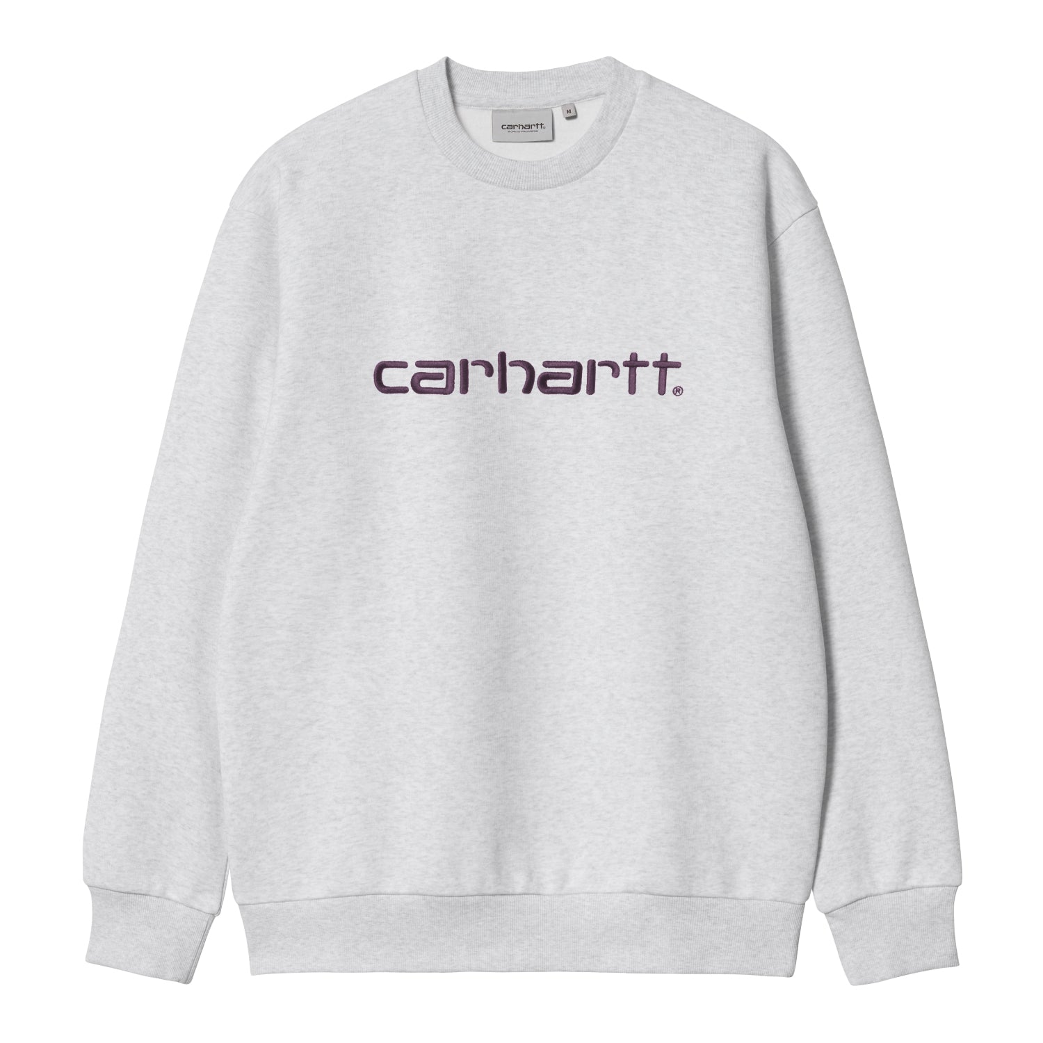 Carhartt Sweat - Ash Heather / Cozy Purple 1