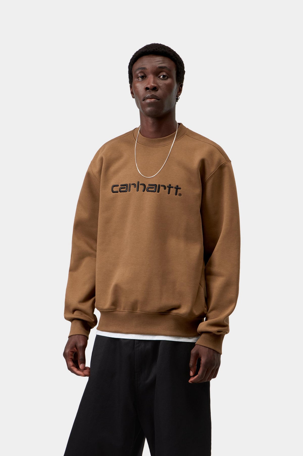 Carhartt Sweat - WIP H Brown / Black