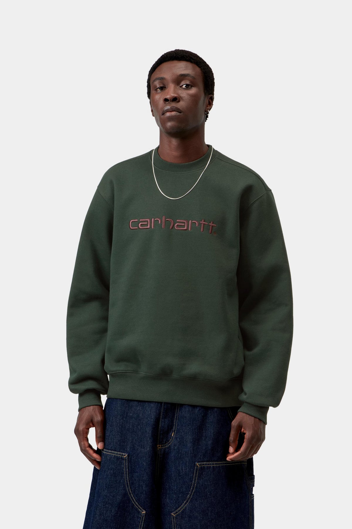 Carhartt Sweat - Dark Scarab / Palisander