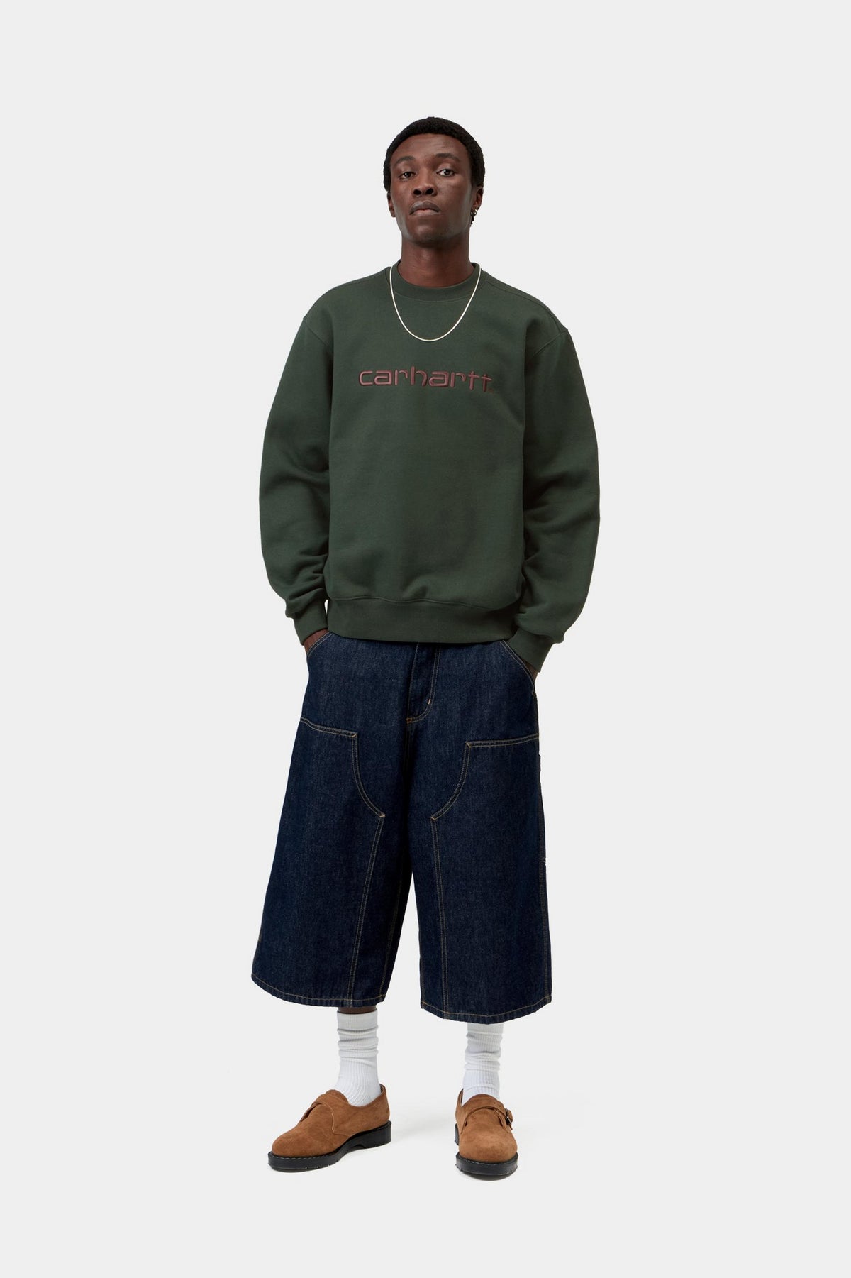 Carhartt Sweat - Dark Scarab / Palisander