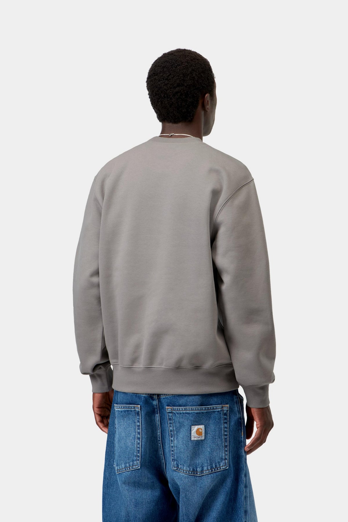 Carhartt Sweat - Shady Grey / Dark Navy