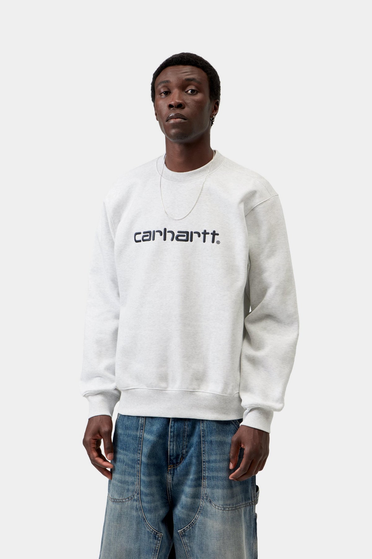Carhartt Sweat - Ash Heather / Graphite