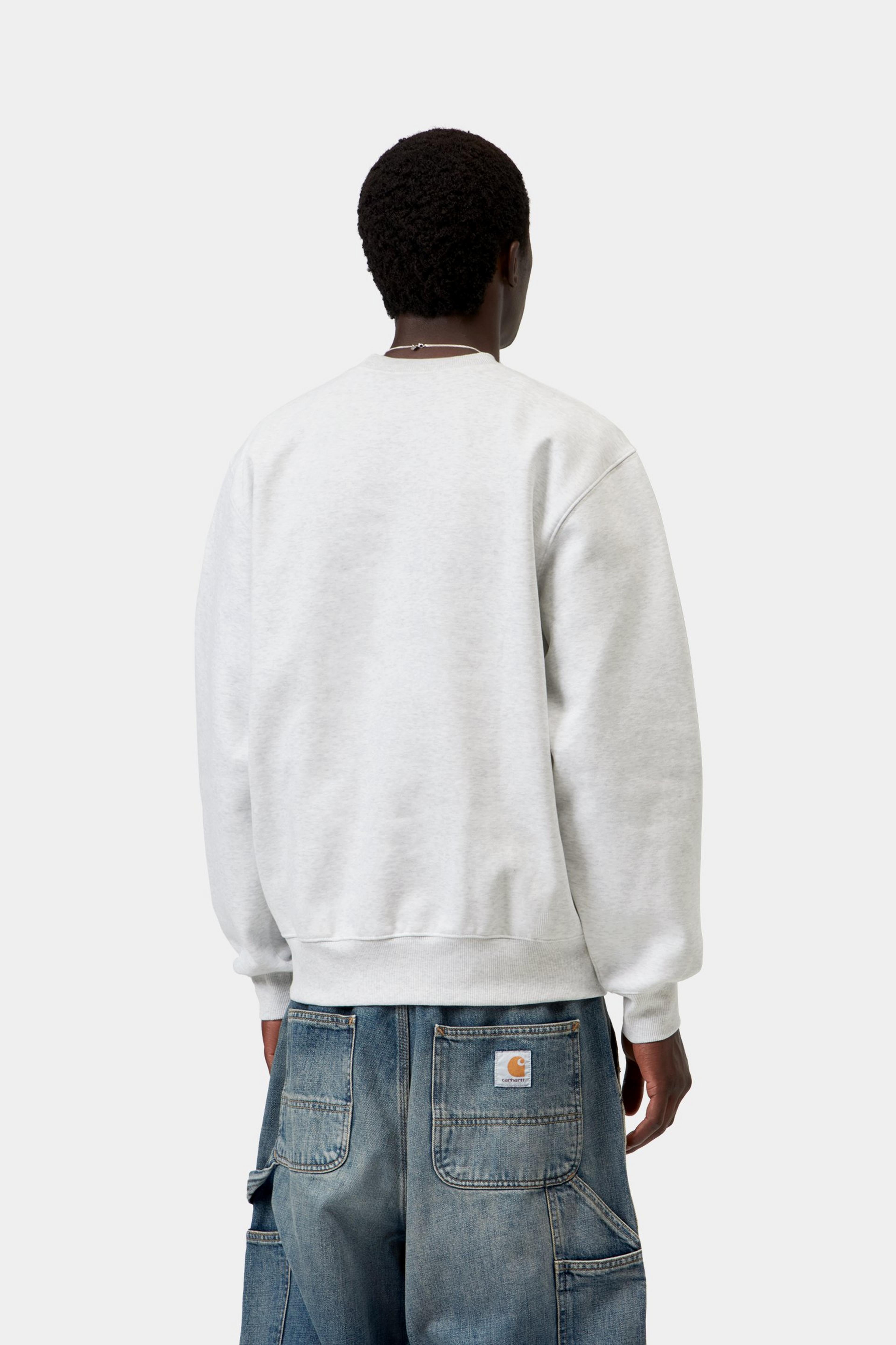 Carhartt Sweat - Ash Heather / Graphite 3
