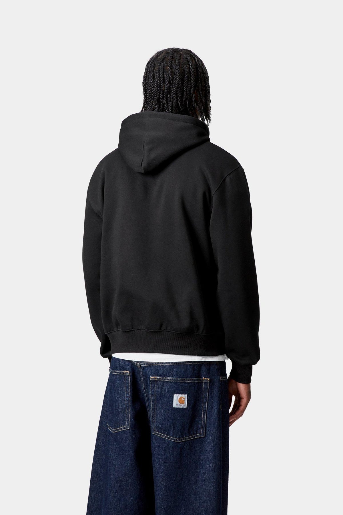 Hooded Carhartt Sweatshirt - Black / Black