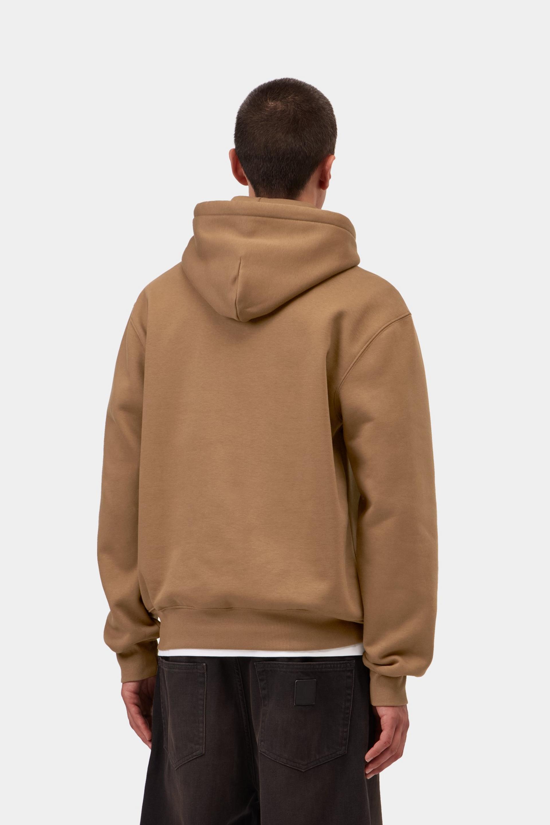 Hooded Carhartt Sweat - WIP H Brown / Black 3